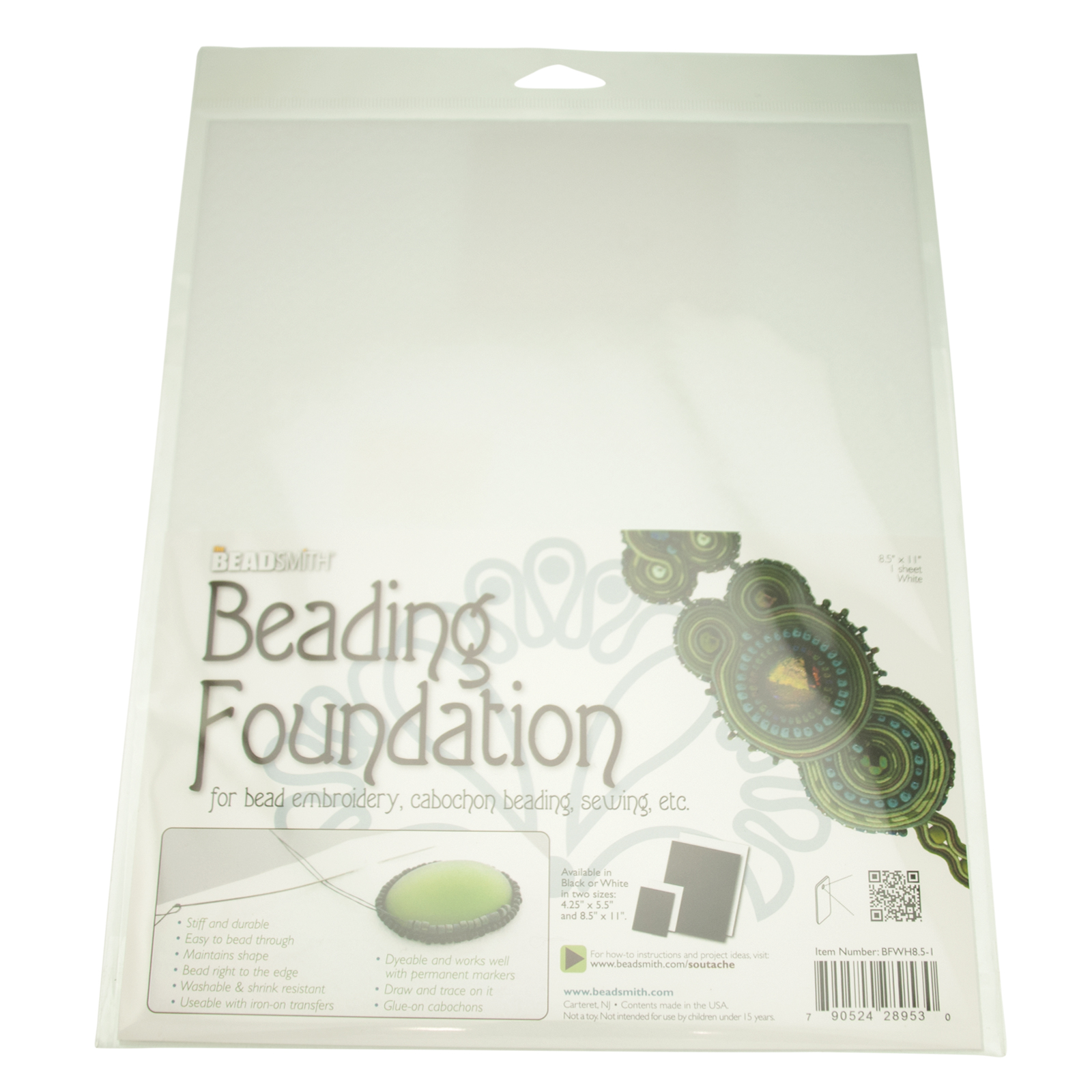 beading foundation weiß 28x21,5cm | 1st
