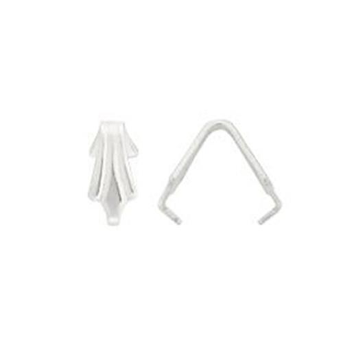 sterling silver bail 8x4mm | 2pc