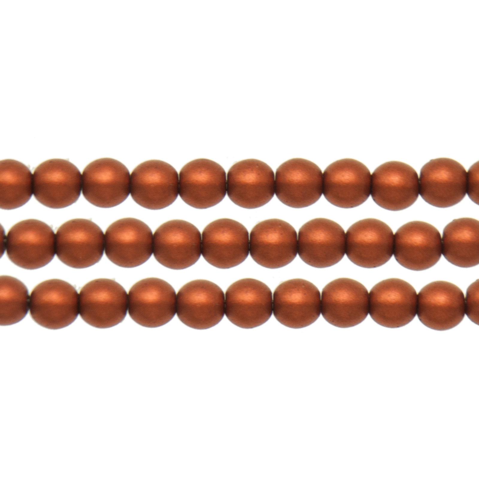 böhmische glas rund crystal bronze fire red 4mm | 100st