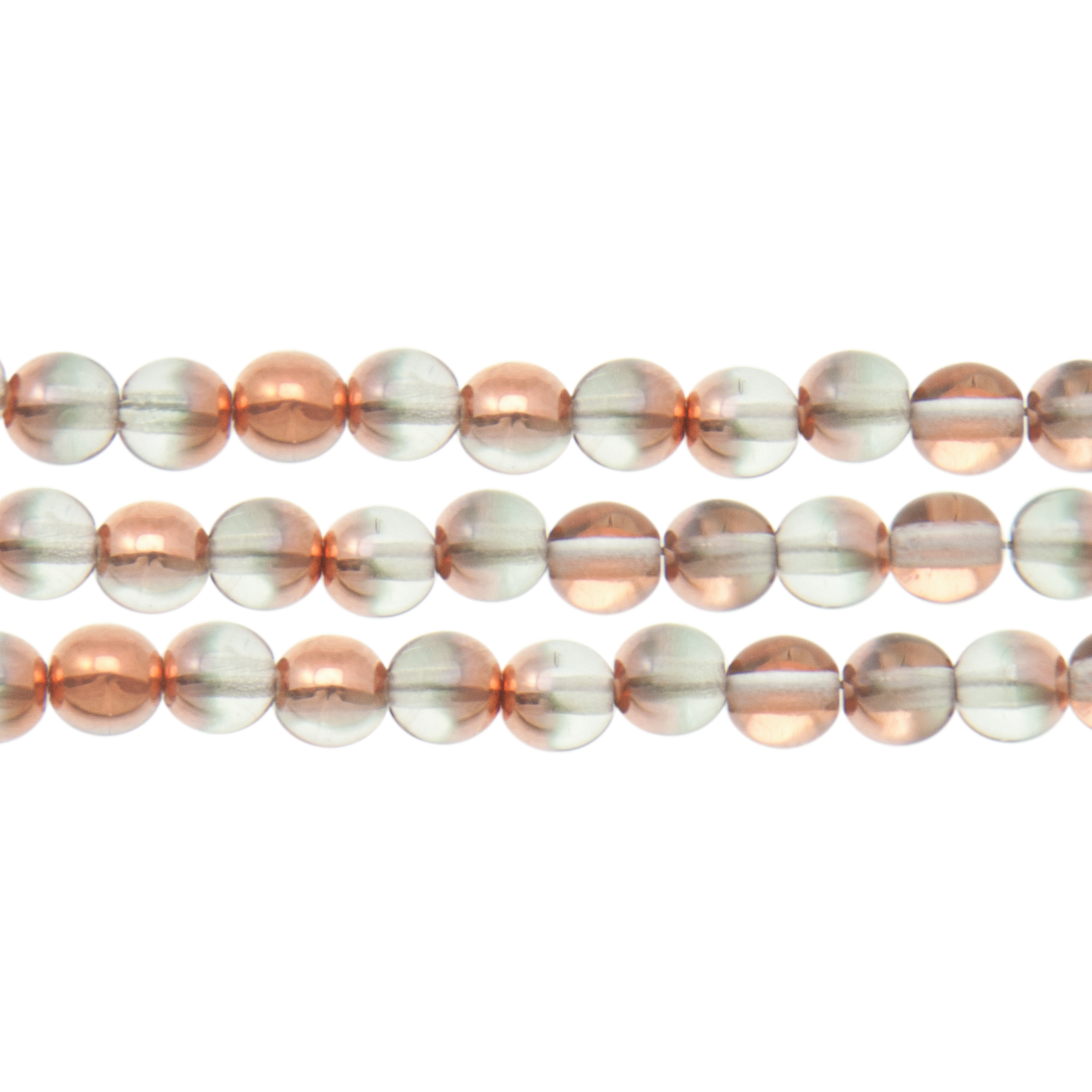 böhmische glas rund crystal capri gold 4mm | 100st