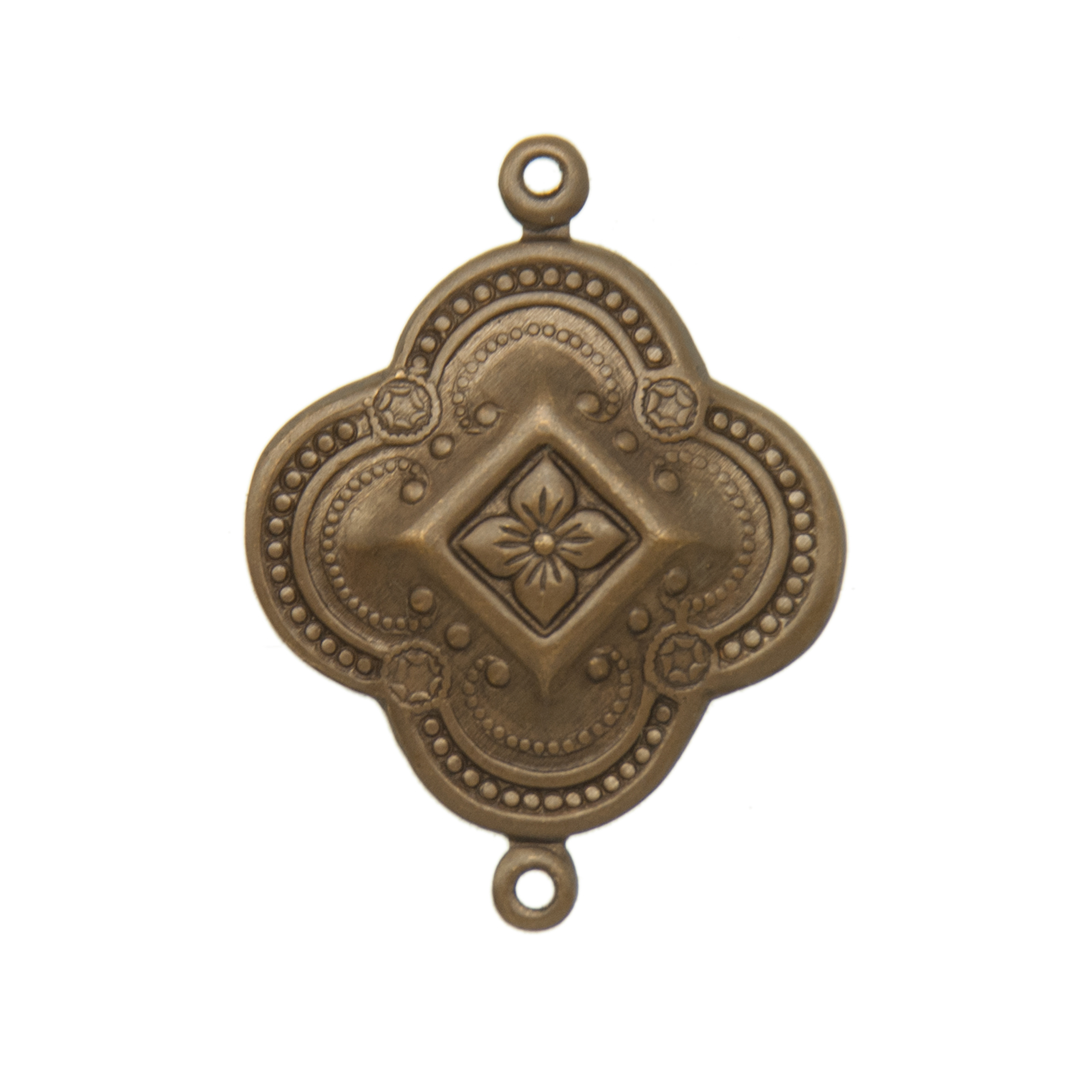 vintaj natural brass bangalore detail link 29x23mm | 1pc