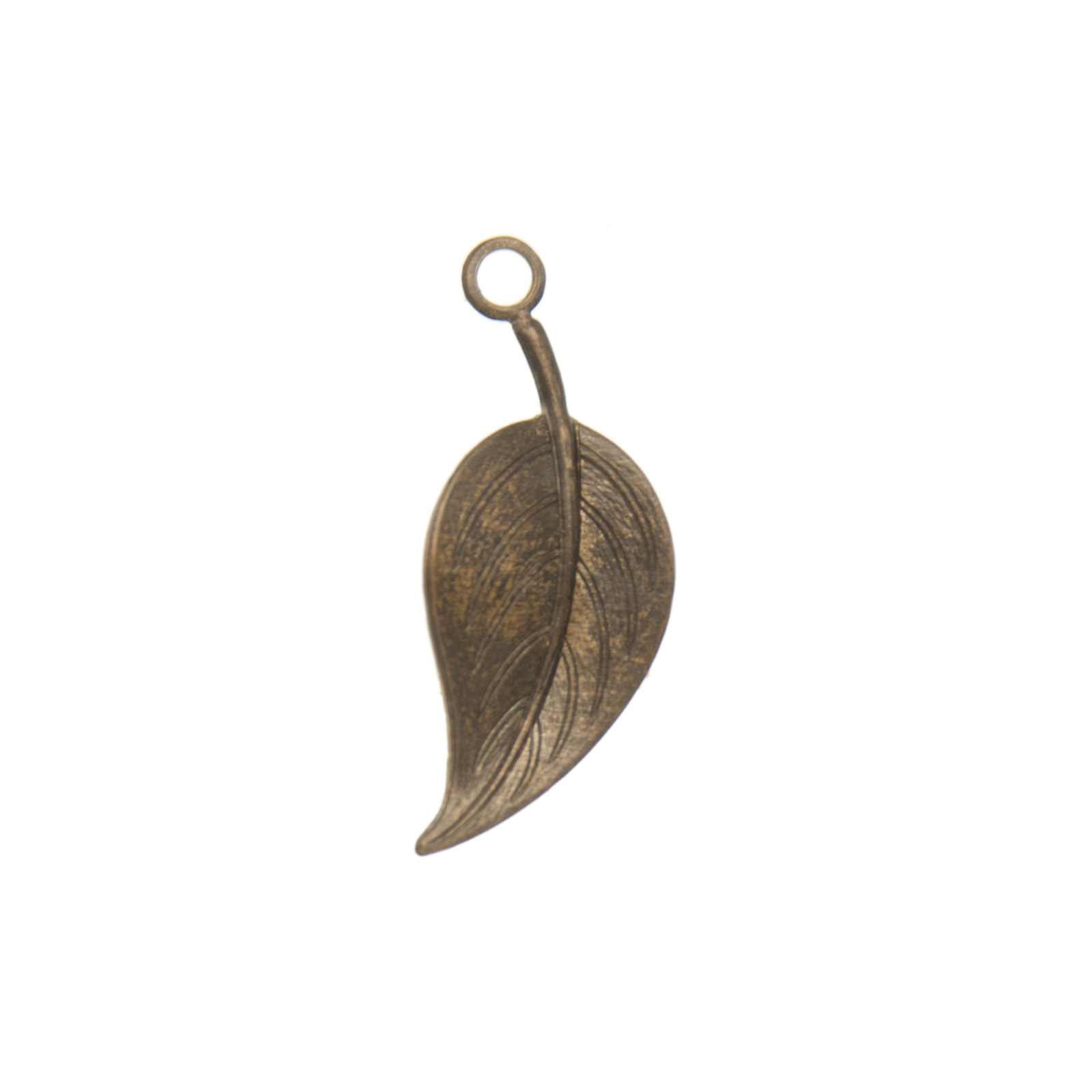 anhänger blatt vintaj natürliche messing vintaj 29x12mm | 1st