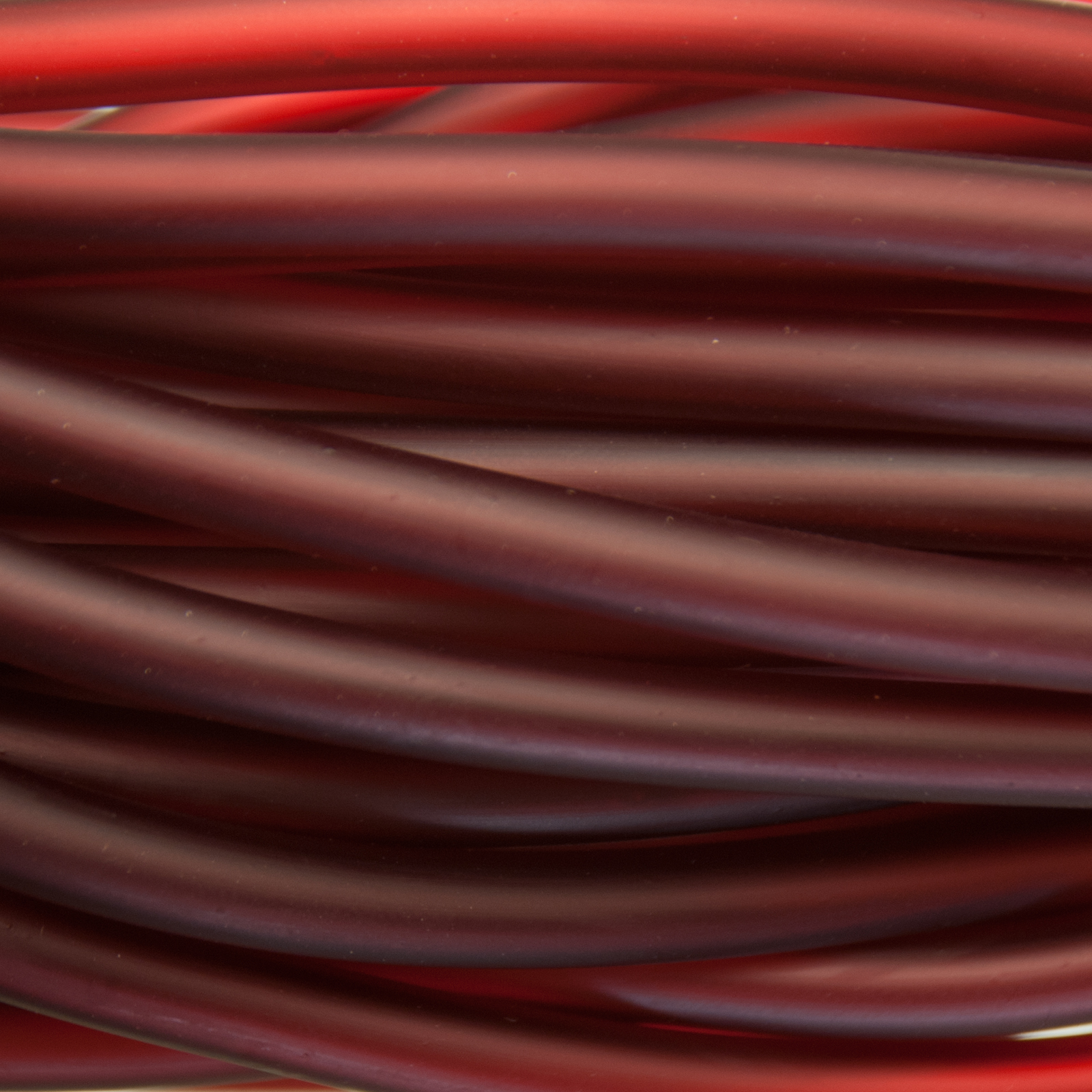 bordeaux hollow rubber cord 5mm | 1mt
