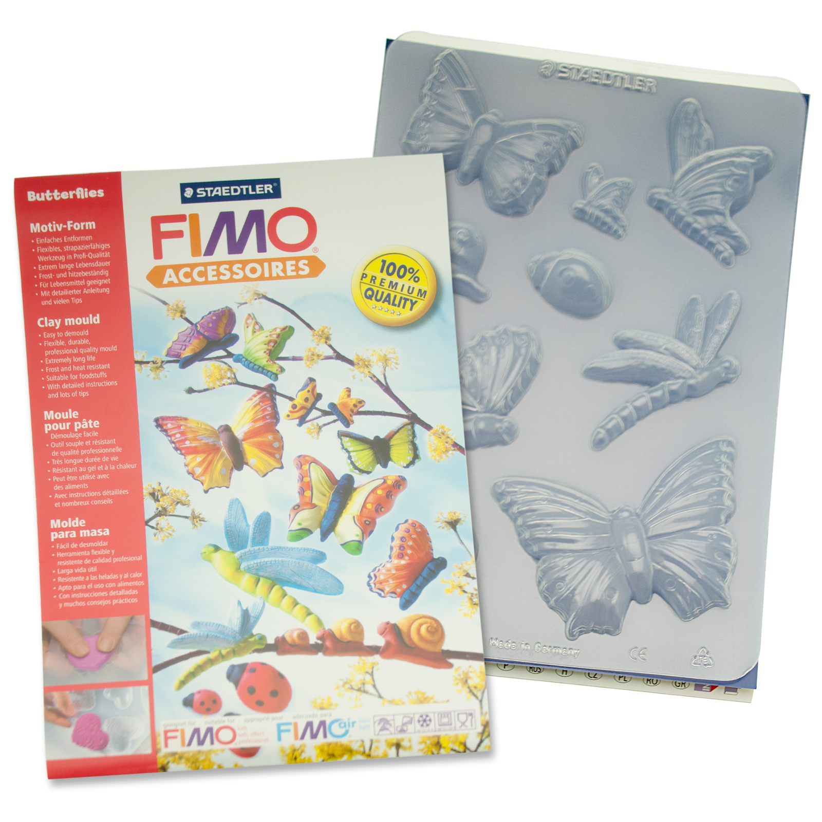 fimo clay mould butterflies | 1pc