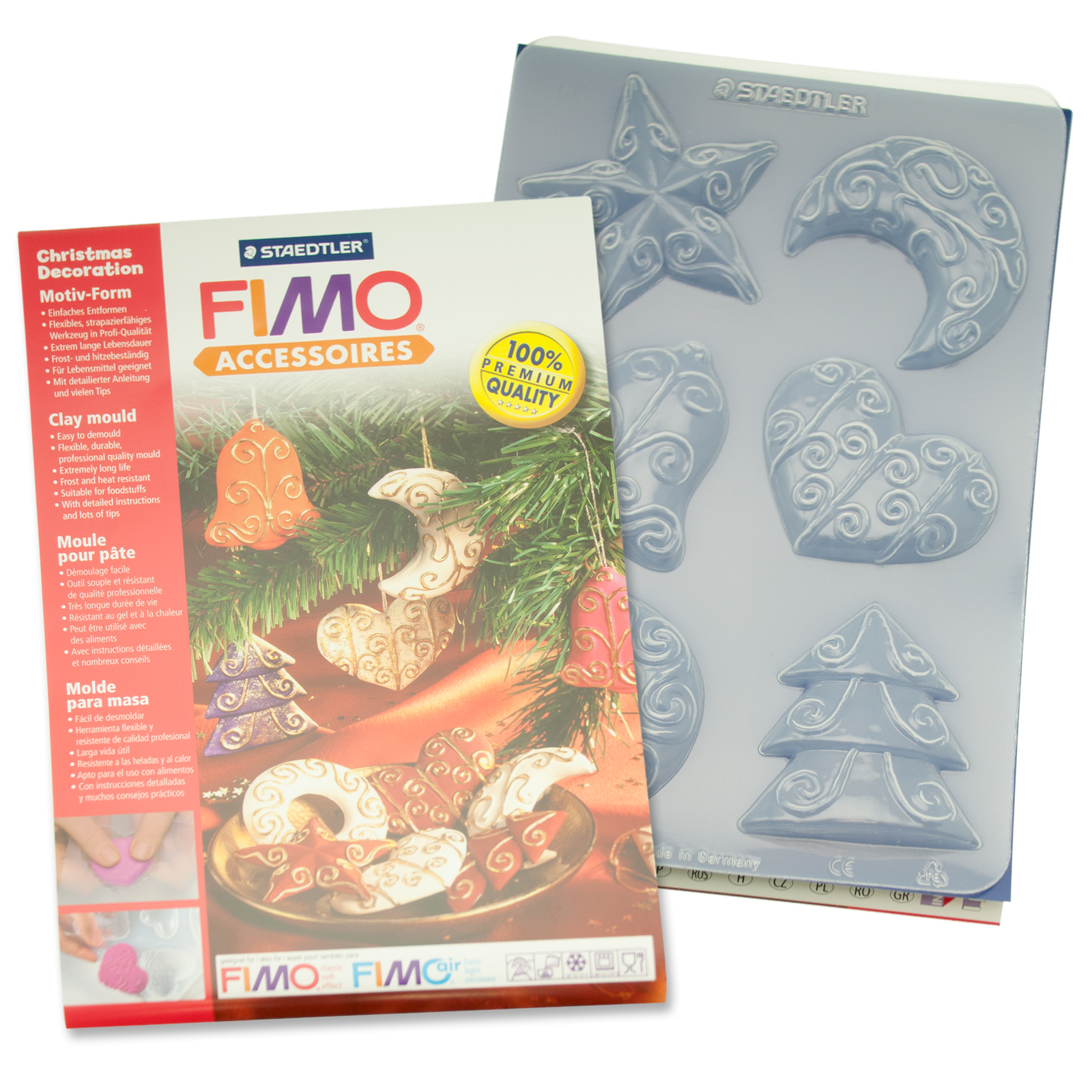 fimo clay mould christmas decoration | 1pc