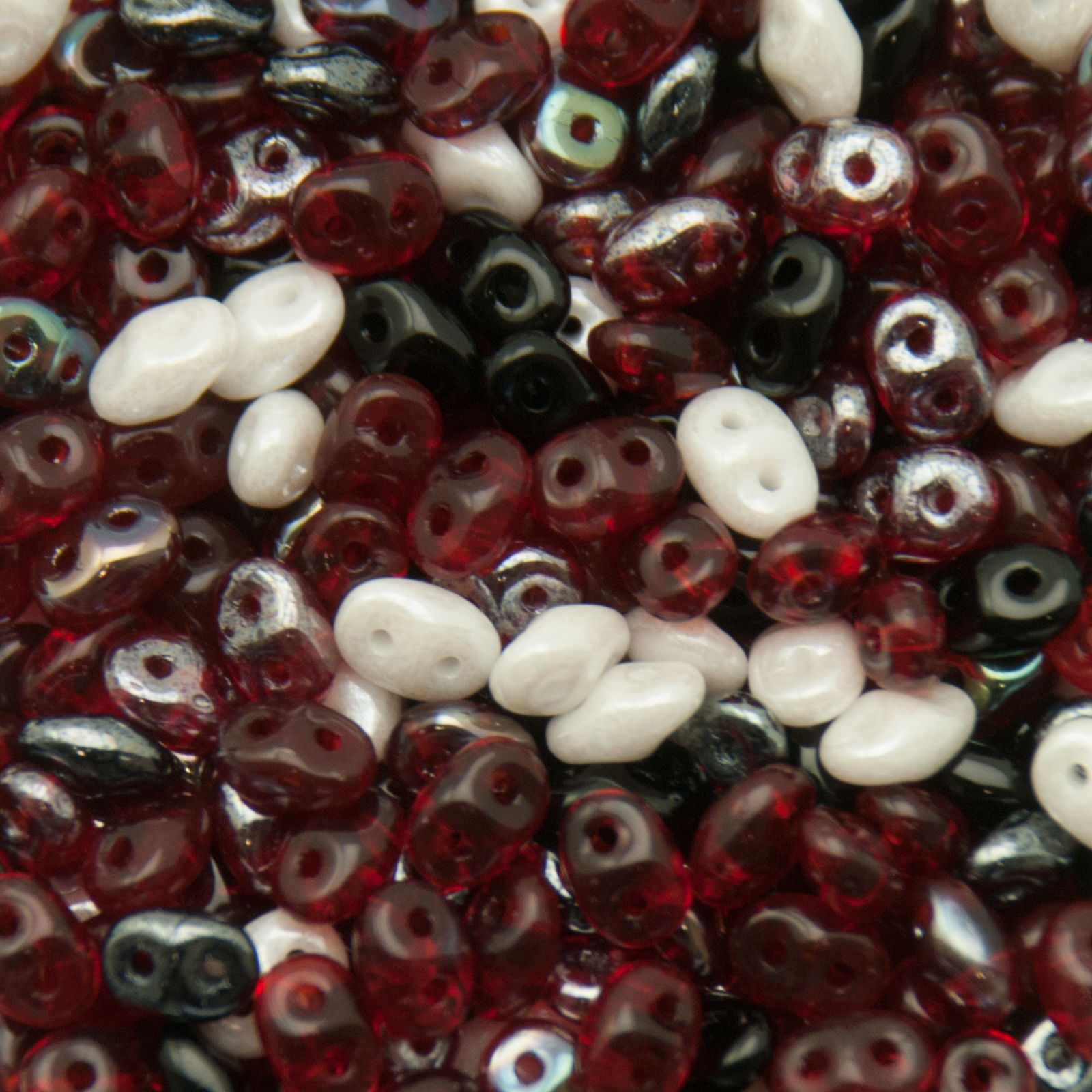superduo perlen mix 5x2,5mm ladybug | 10gr