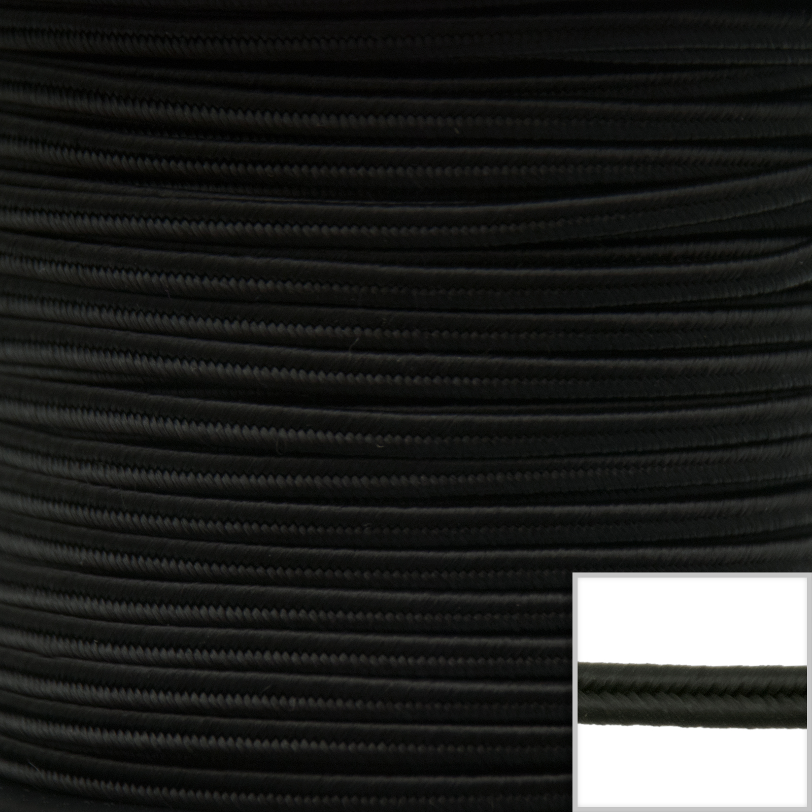 color soutache braid - black 3,5mm | 2mt