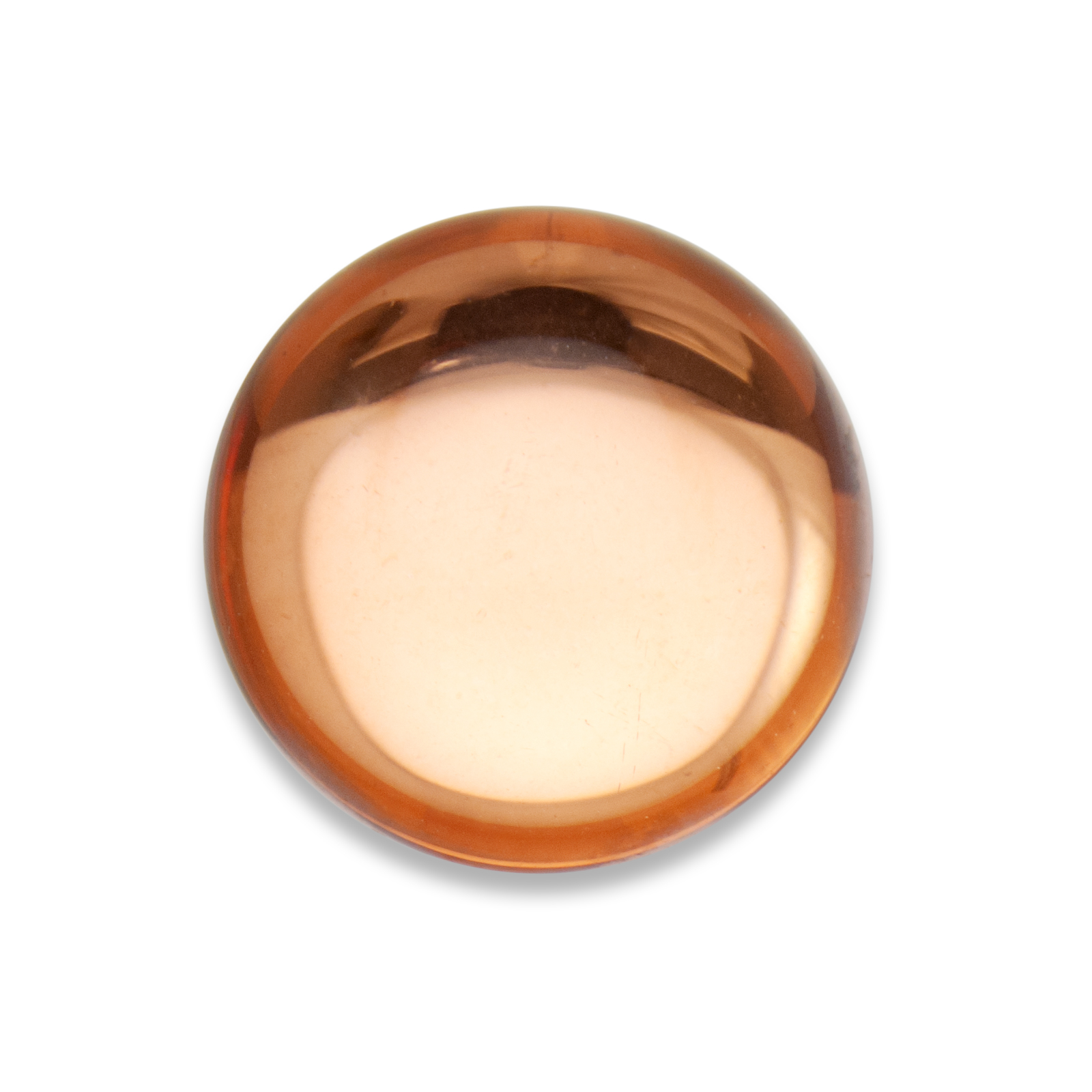 glascabochon crystal capri gold glatte runde 25mm | 1st