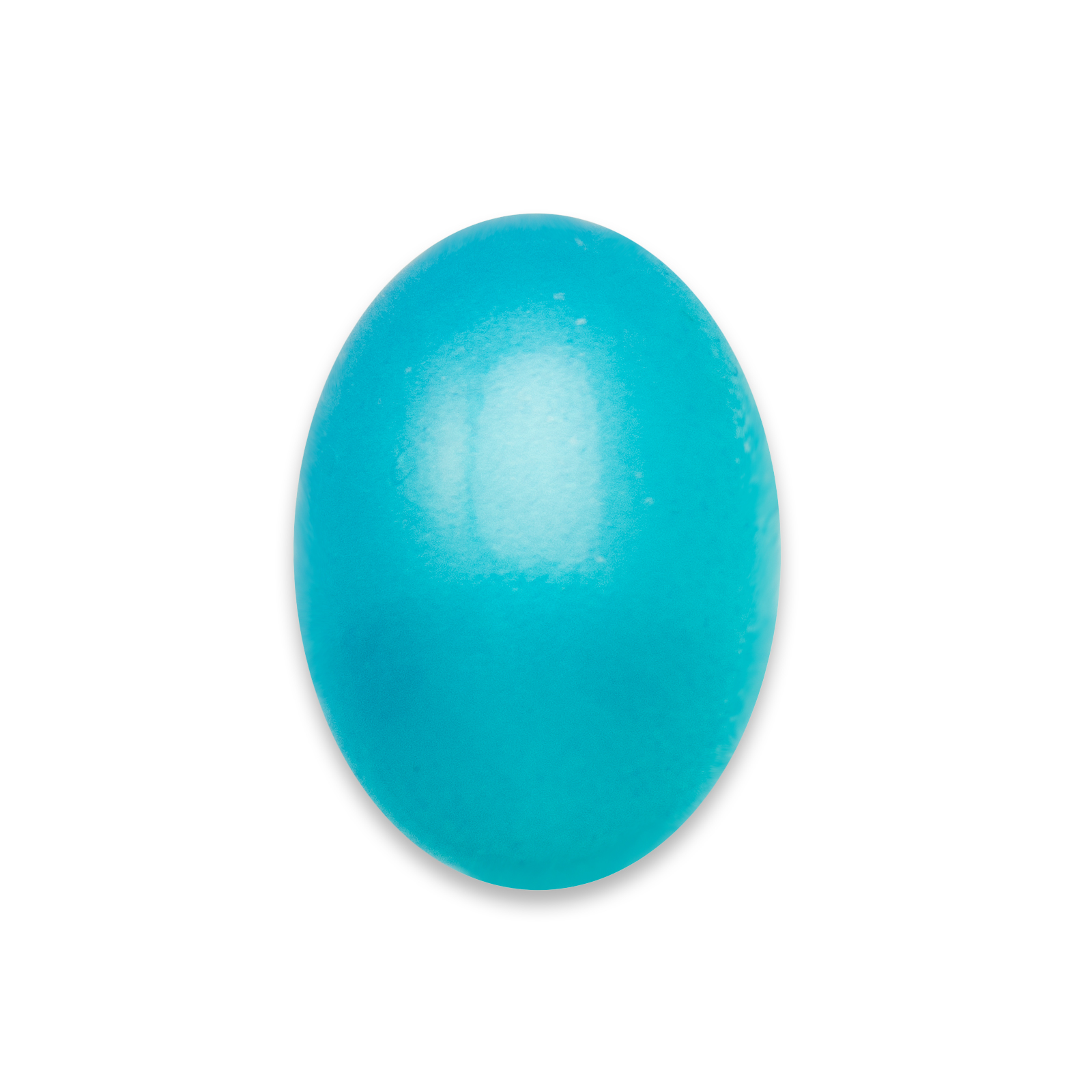 glascabochon pastel sky blue glatte oval 25x18mm | 1st