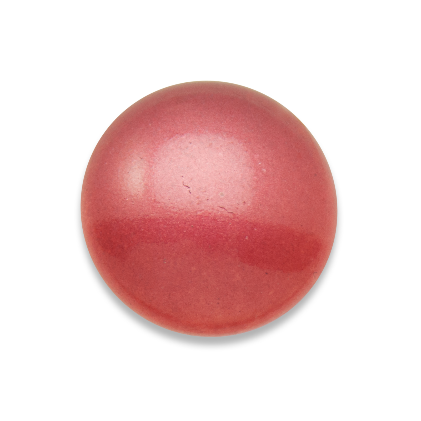 glascabochon pastel wine red glatte runde 25mm | 1st
