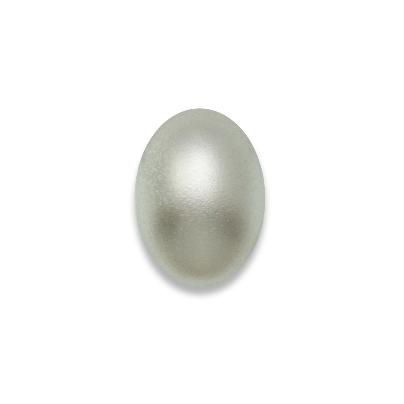 crystal aluminum glass cabochon smooth oval 18x13mm | 2pc