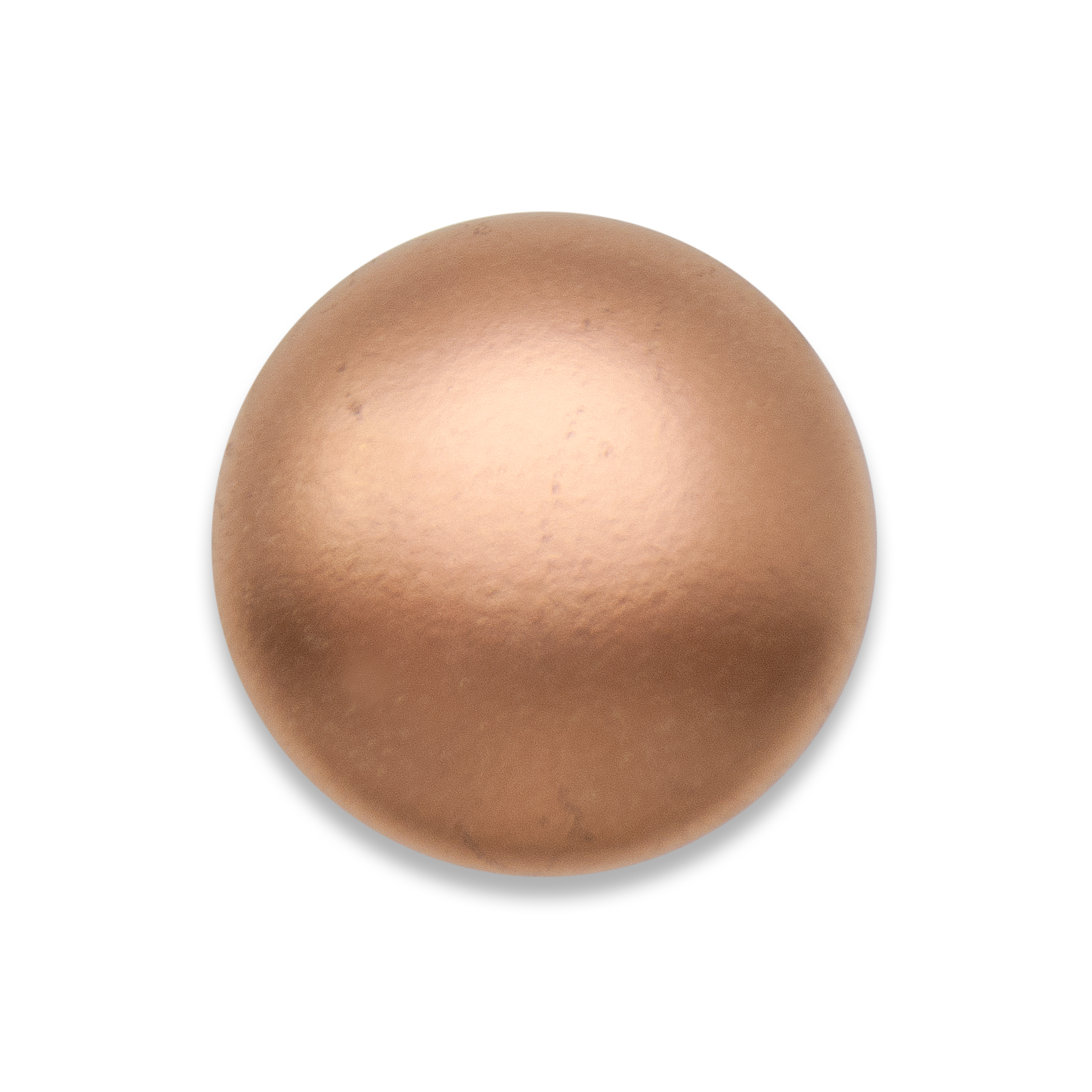 glascabochon crystal bronze copper glatte runde 25mm | 1st