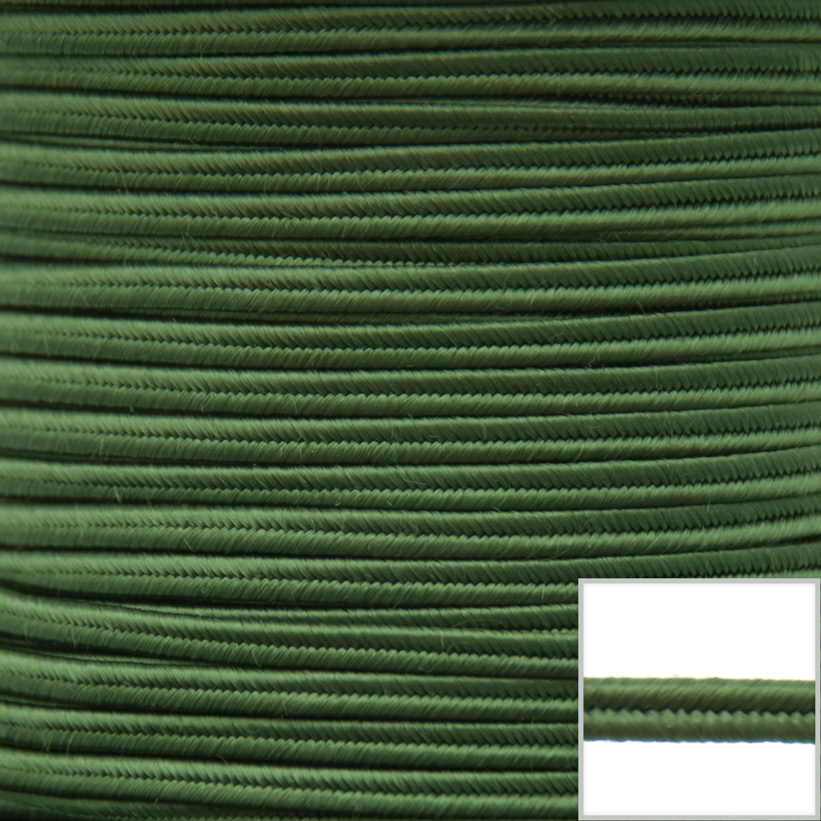 color soutache braid - dark green 3,5mm | 2mt