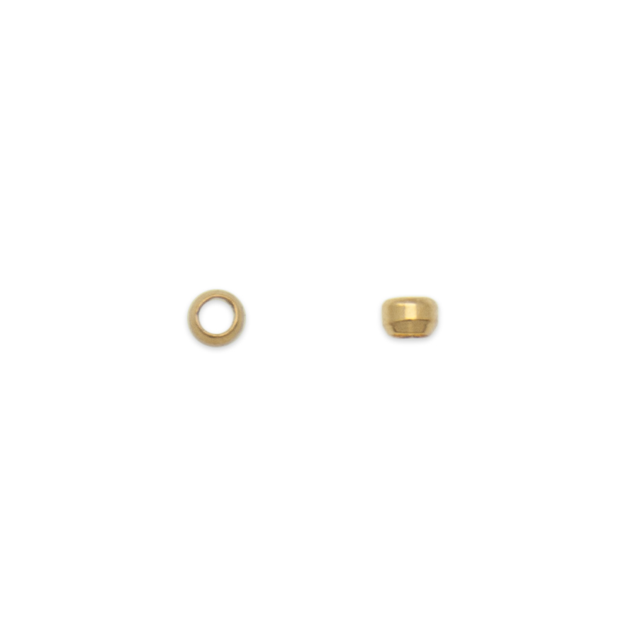 gold plated crimp round 2,5mm | 200pc
