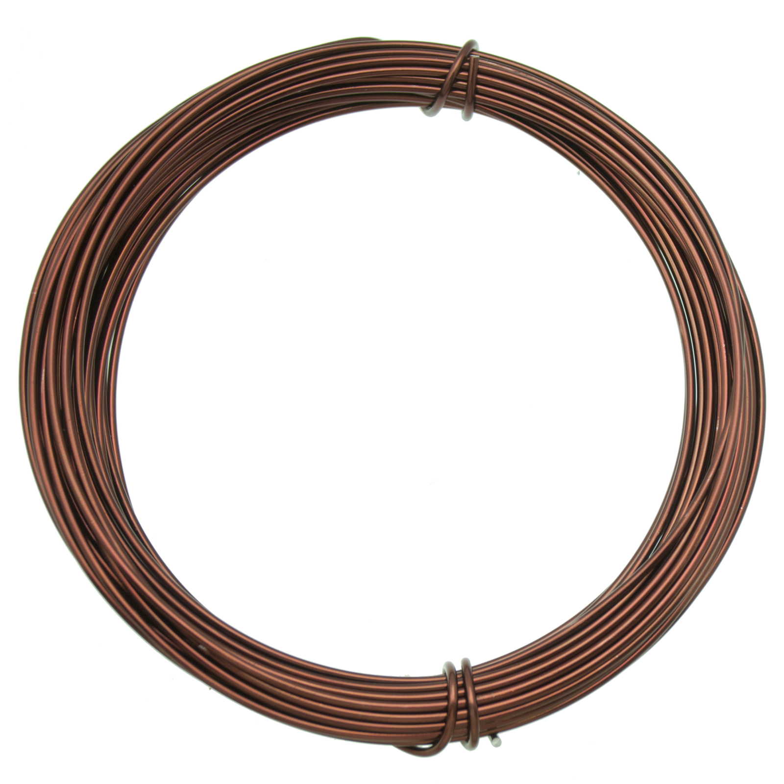 aluminium-draht brown - durchmesser 2mm - spule 12mt | 1st