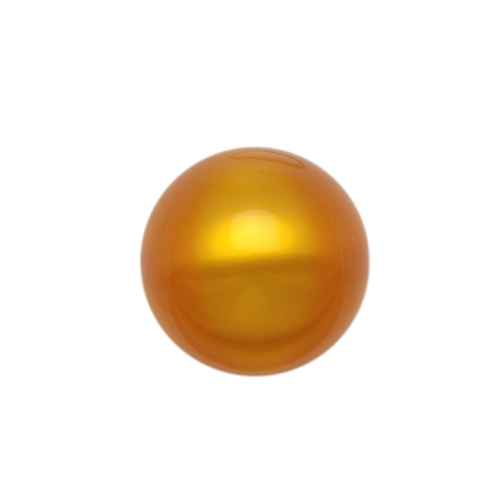 perle polaris glänzend - runde gelb 16mm | 2st