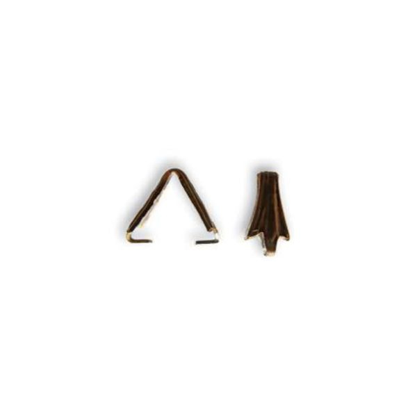 vintaj natural brass bail 8x4mm | 1pc