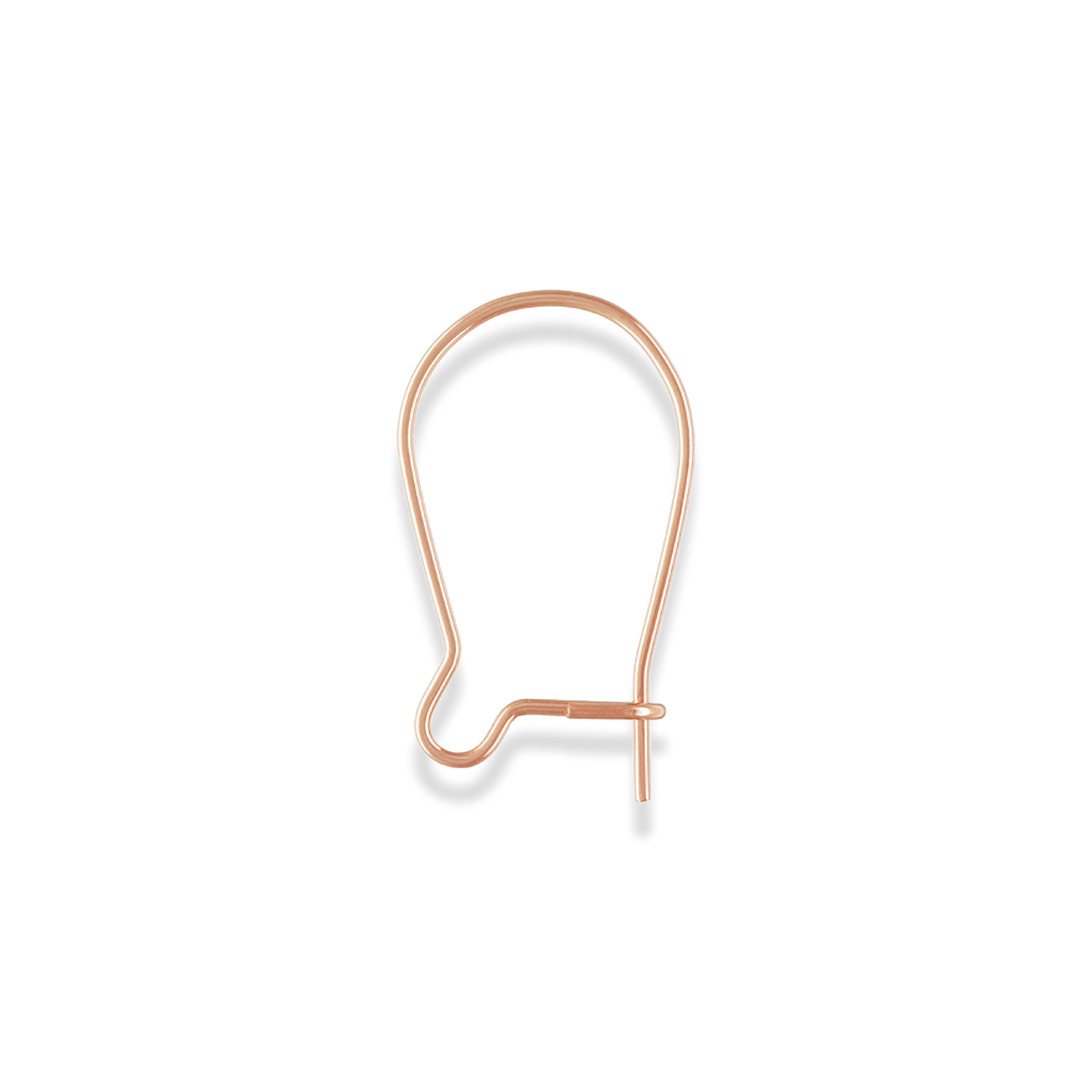 rose gold-filled 14k leverback 15mm | 4pc