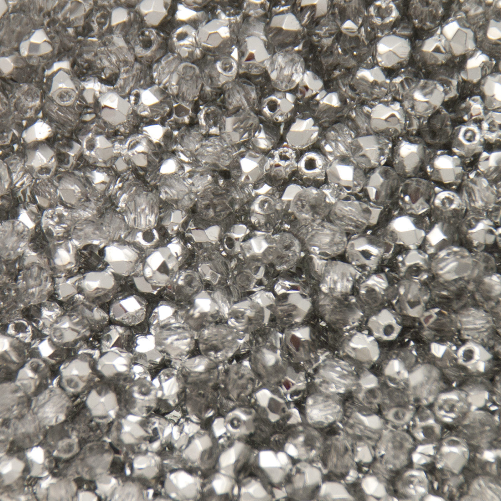 czech fire-polished round beads crystal labrador 2mm | 50pc