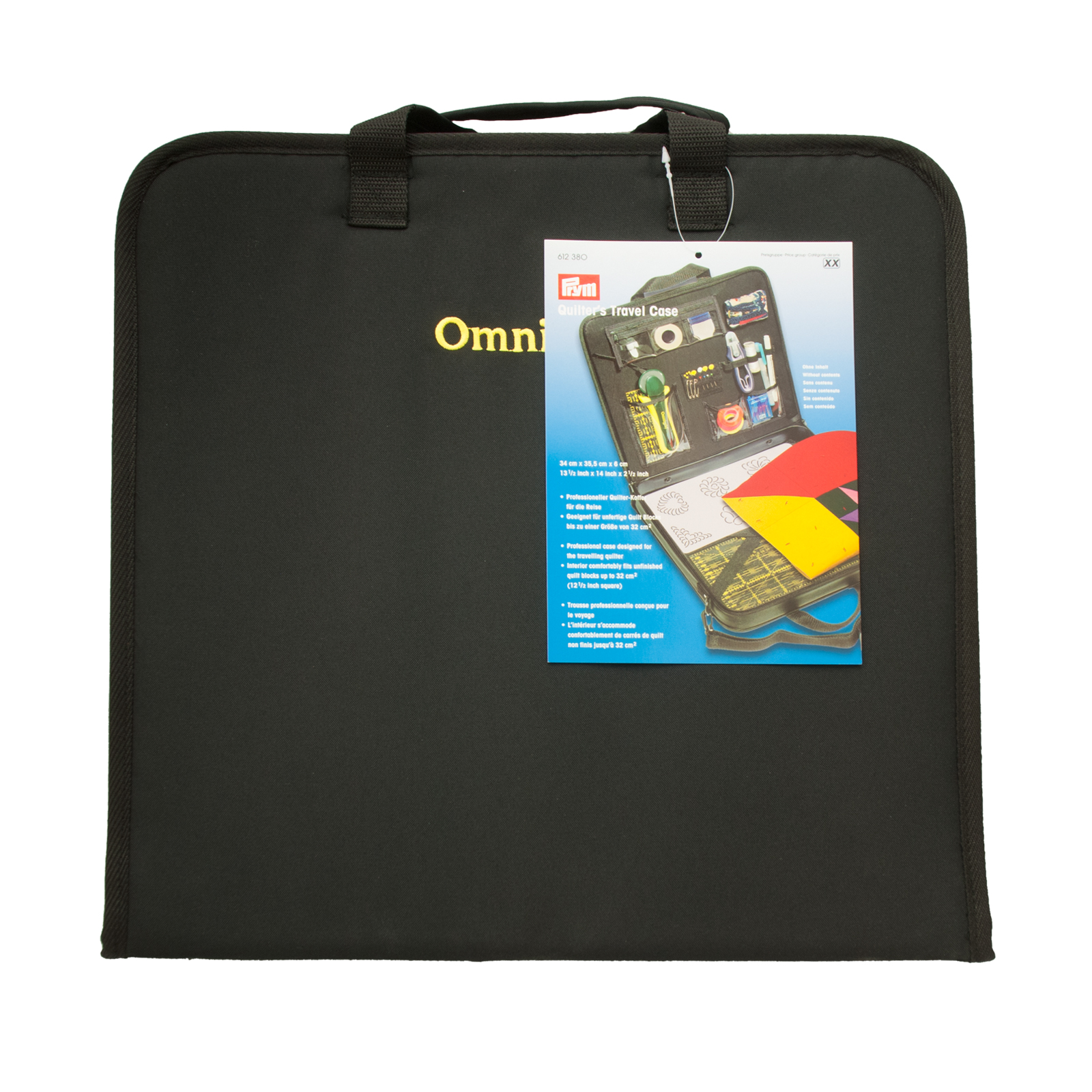 prym quilter travel case - black 35,5x34x6cm | 1pc