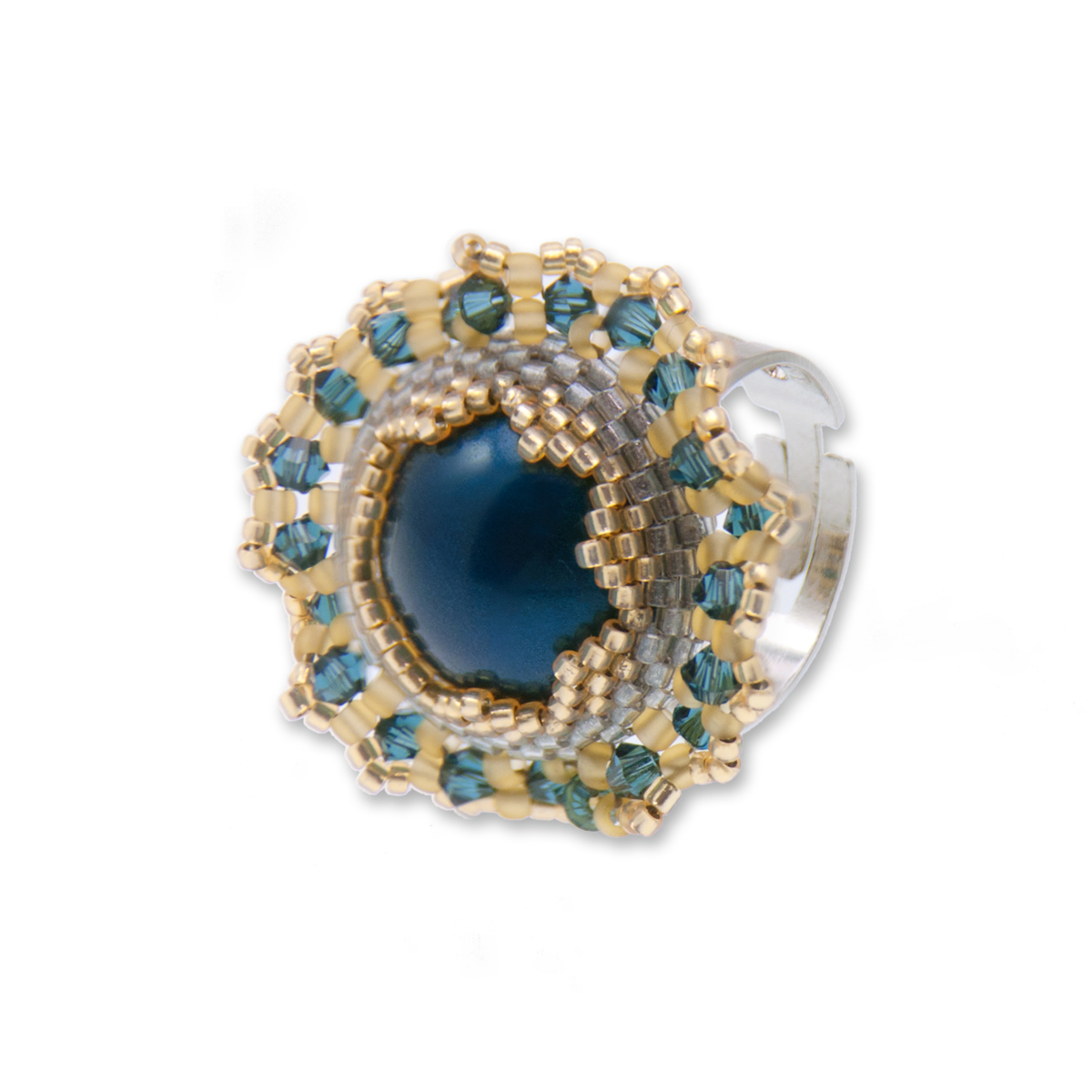 kit firith ring - bead weaving technique - masterclass | 1 kit