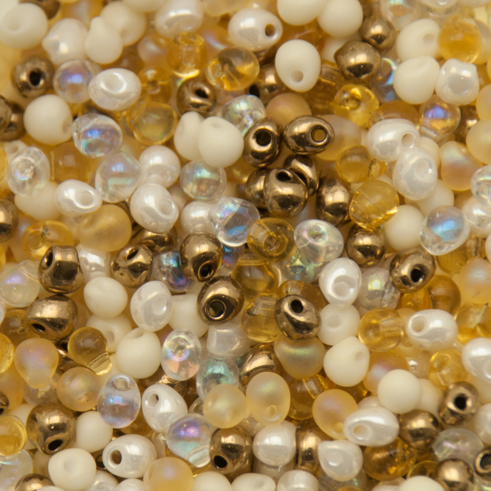 drops miyuki 3,4mm mix honey butter | 10gr