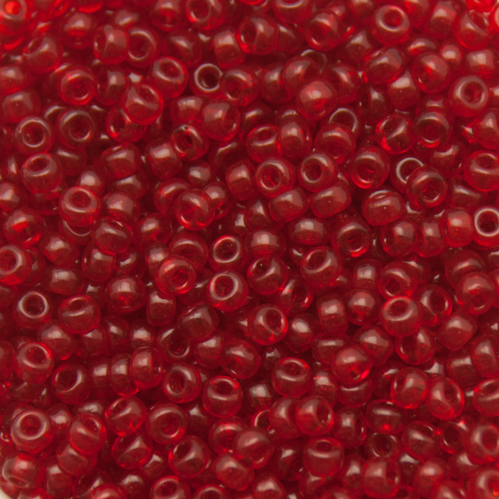 miyuki rocailles 8/0 - transparent red (141) | 10gr