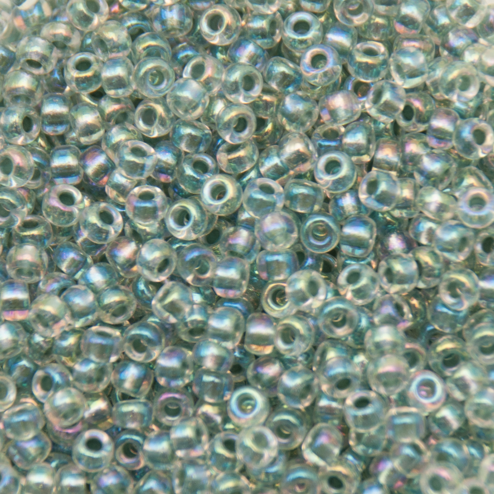 miyuki rocailles 8/0 - crystal seafoam lined (263) | 10gr