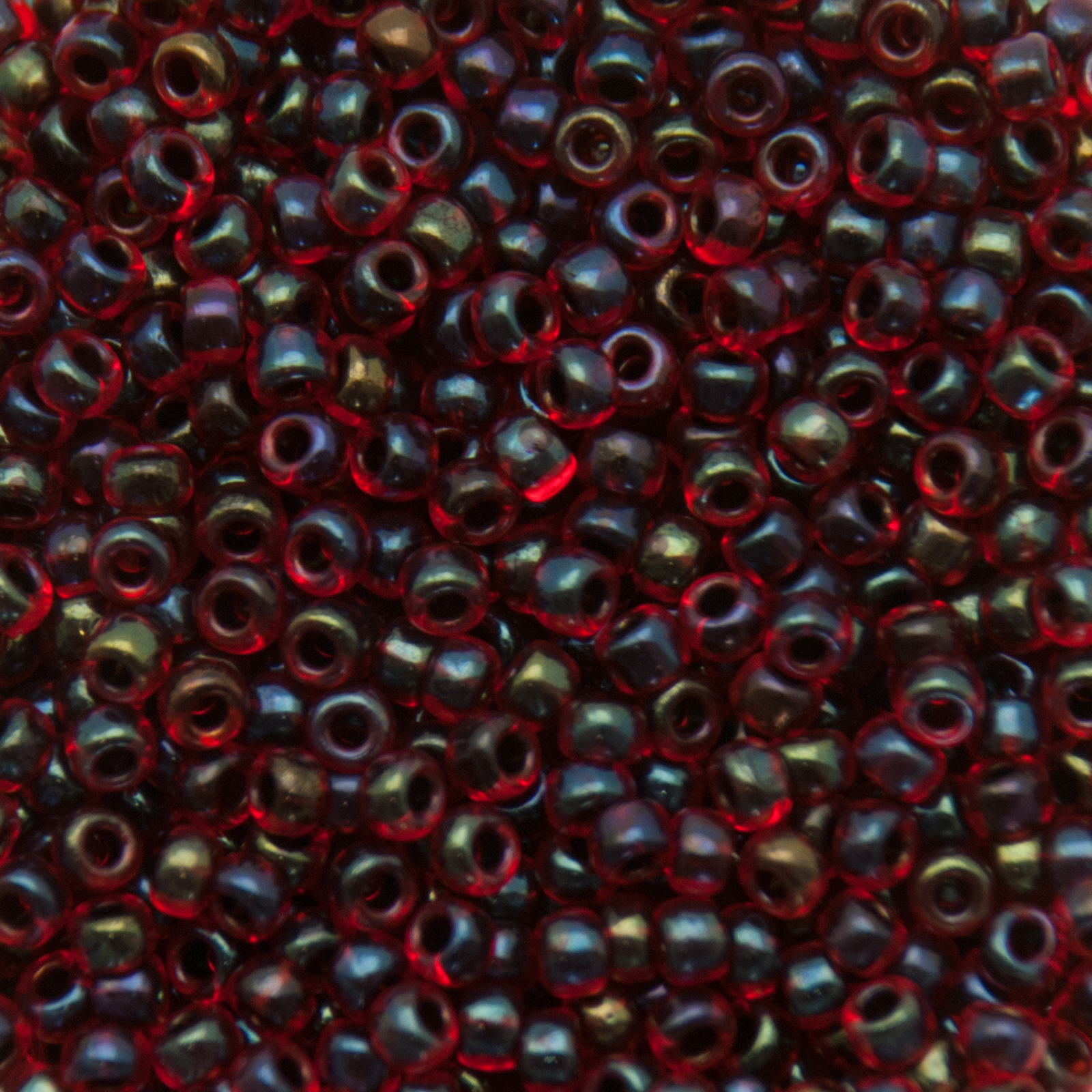 miyuki rocailles 8/0 - ruby ab garnet lined (367) | 10gr