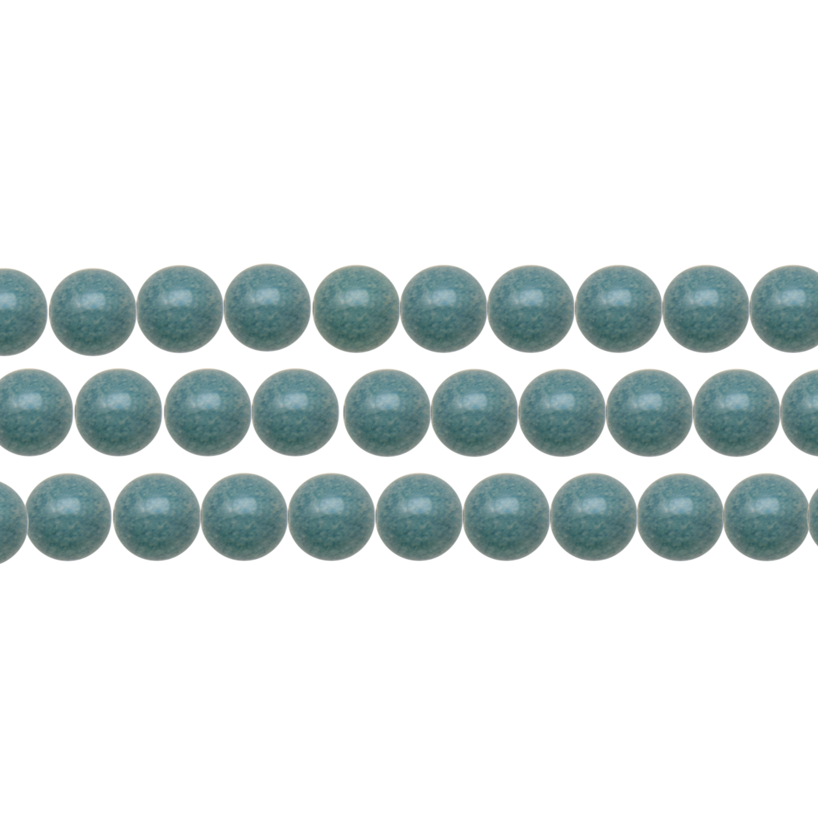czech glass druk beads - luster metallic blue 4mm | 100pc