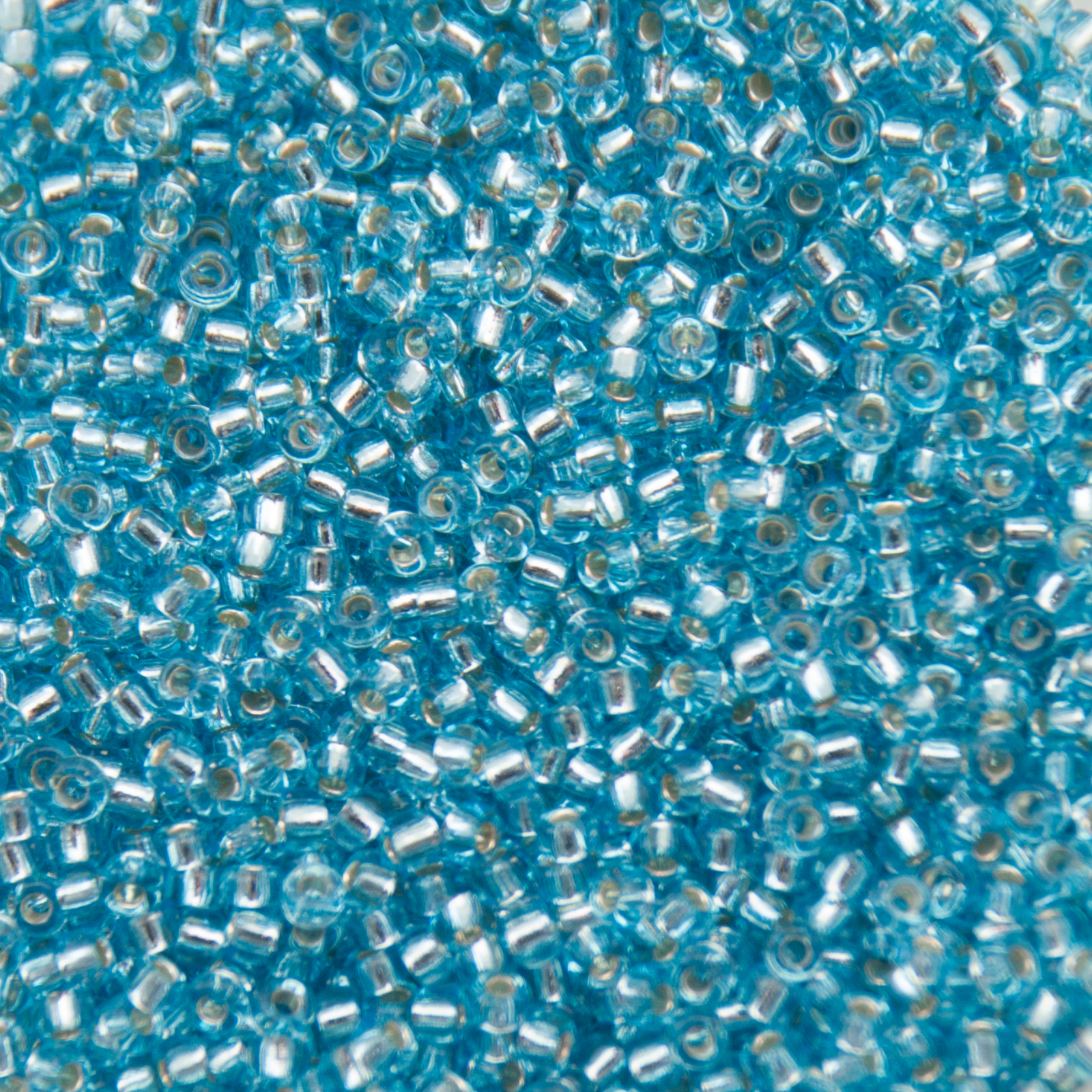 miyuki rocailles 11/0 - silver-lined aquamarine (18) | 10gr