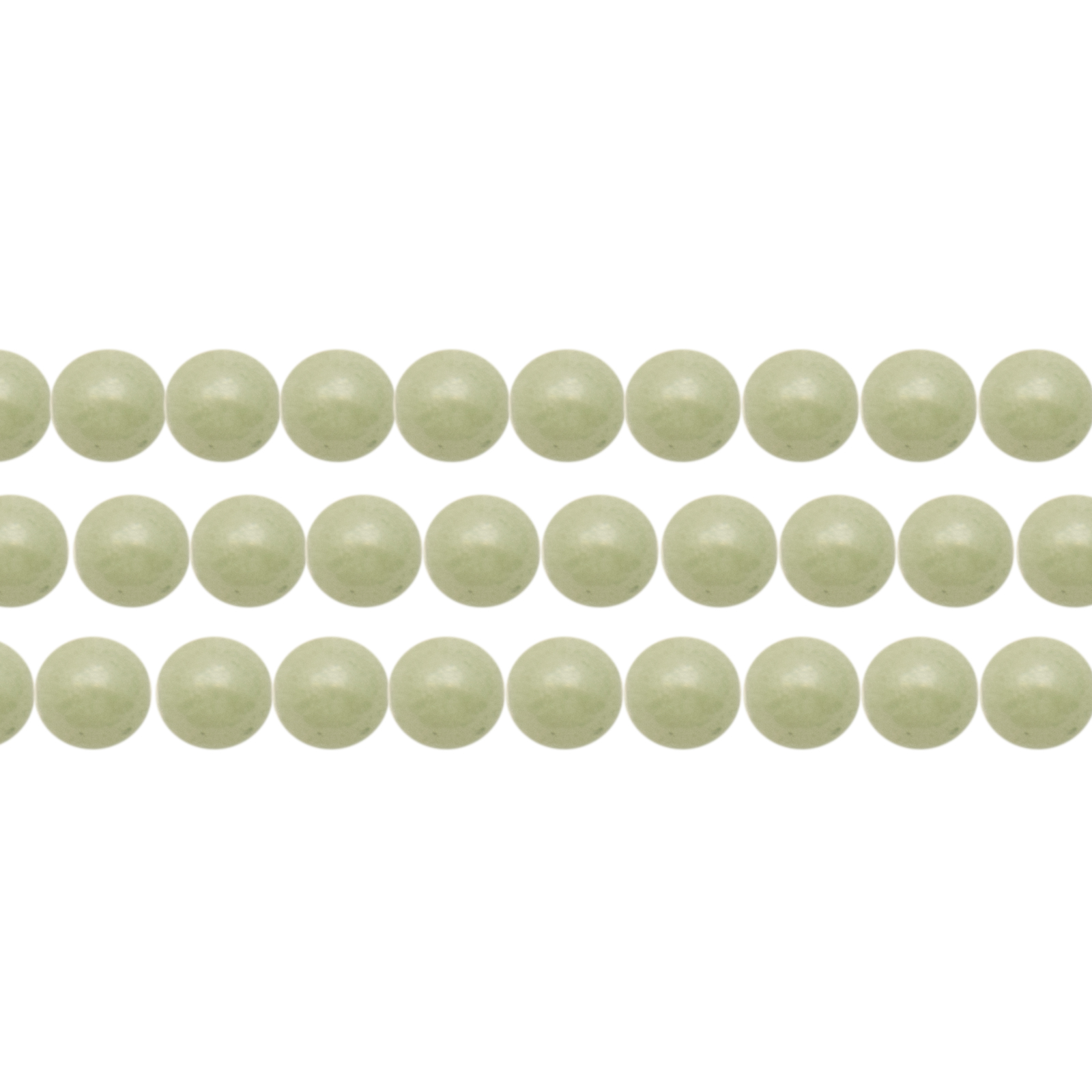 czech glass druk beads - opaque luster light green 4mm | 100pc
