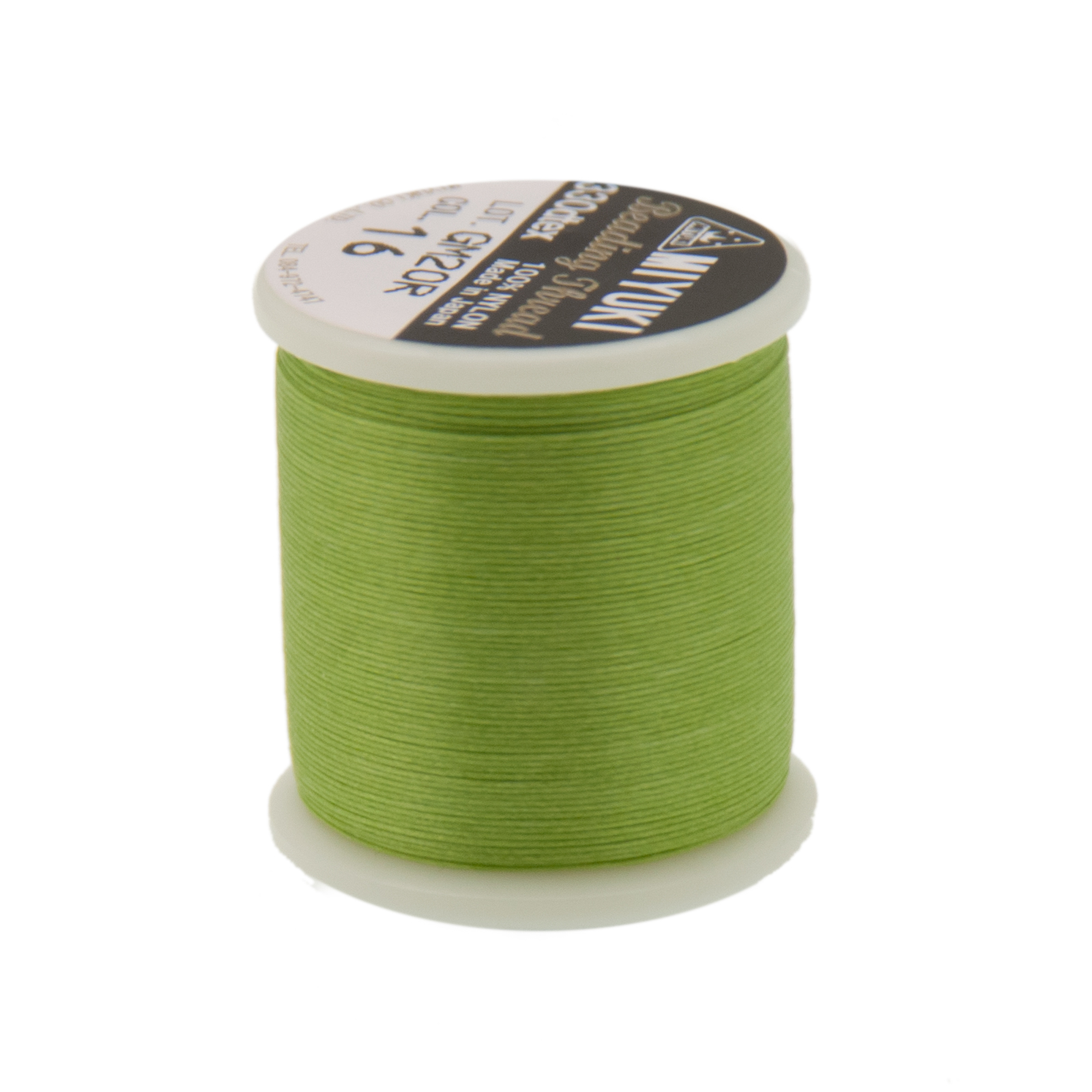 peridot miyuki nylon beading thread - size 0,25mm - 50mt spool | 1pc