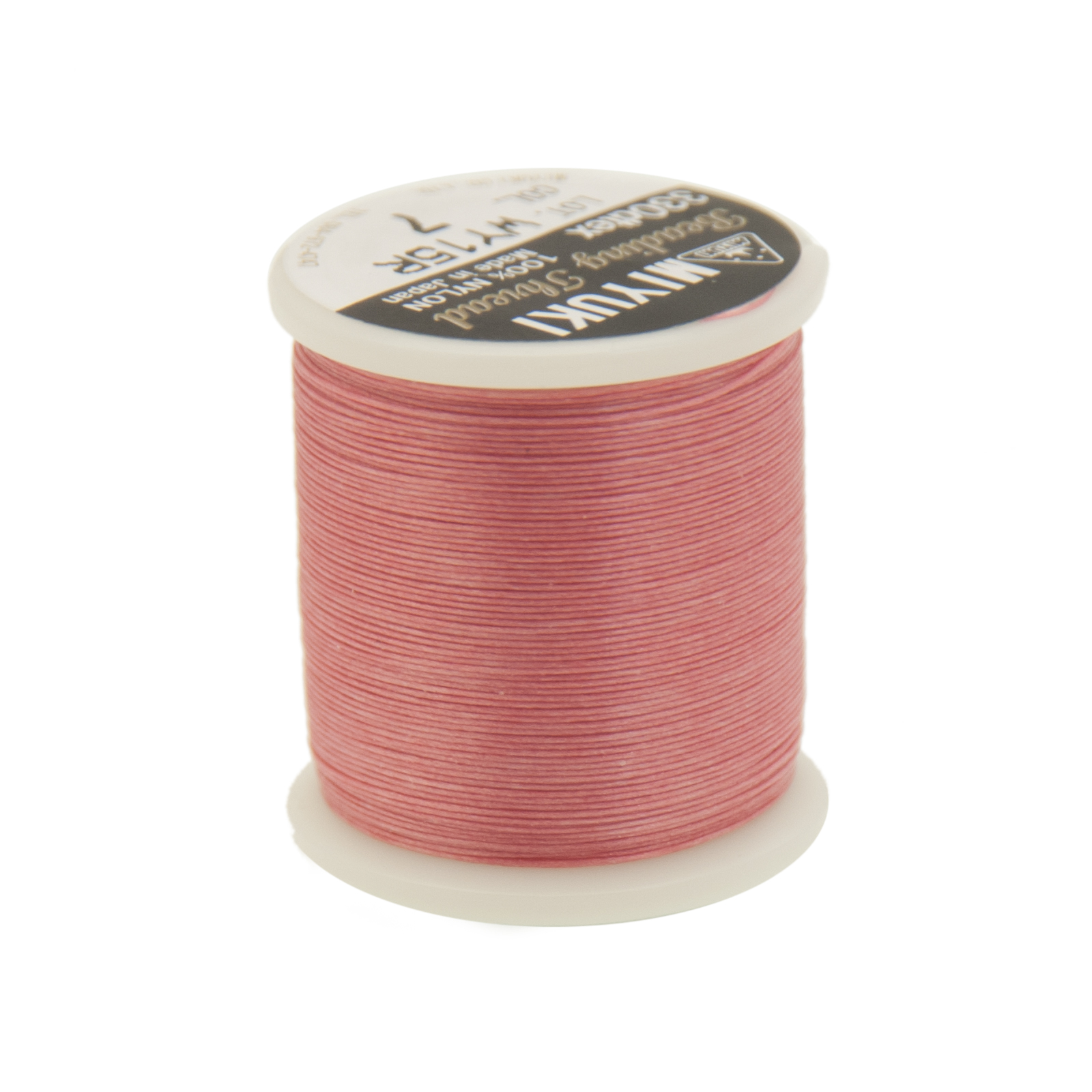 pink miyuki nylon beading thread - size 0,25mm - 50mt spool | 1pc