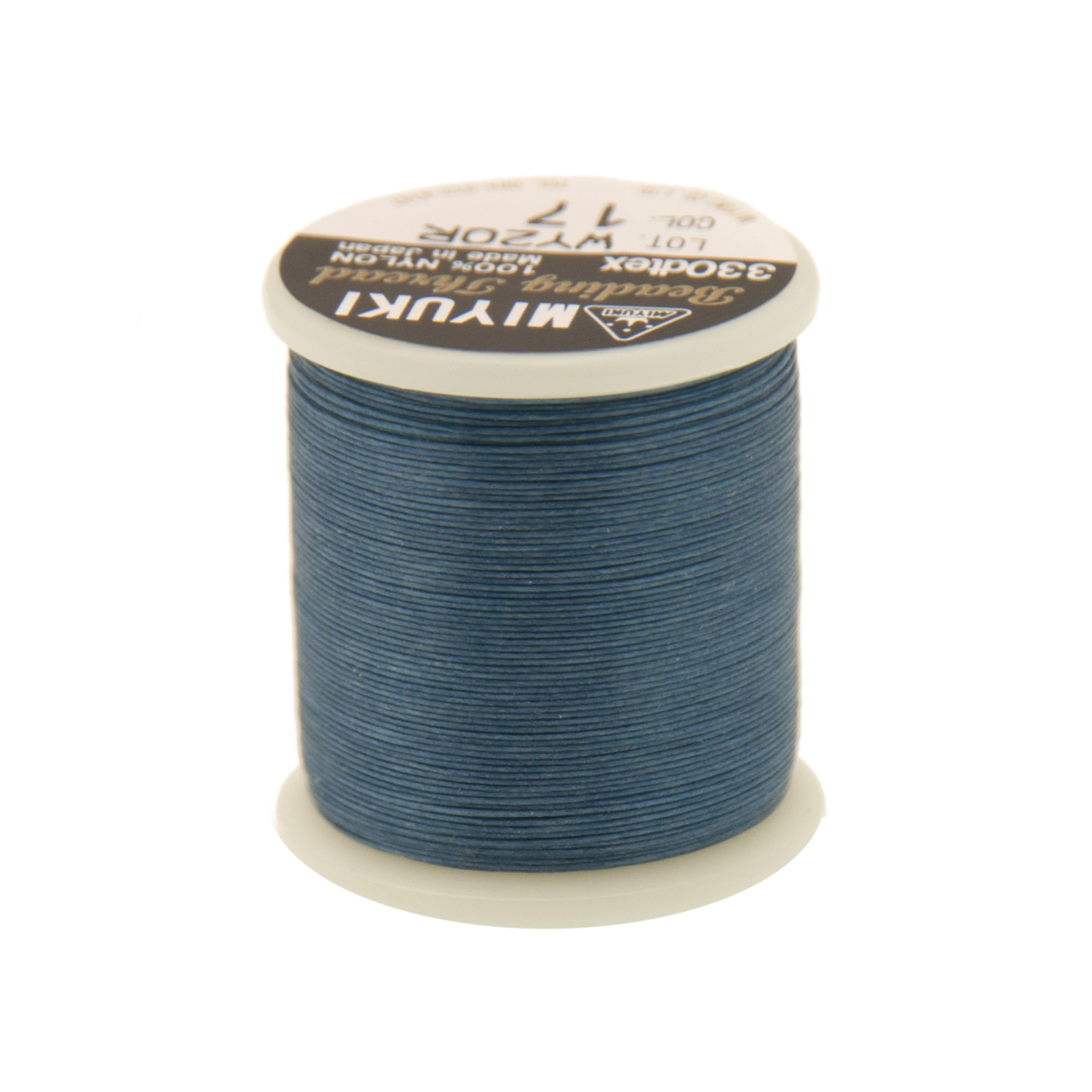 dark blue miyuki nylon beading thread - size 0,25mm - 50mt spool | 1pc