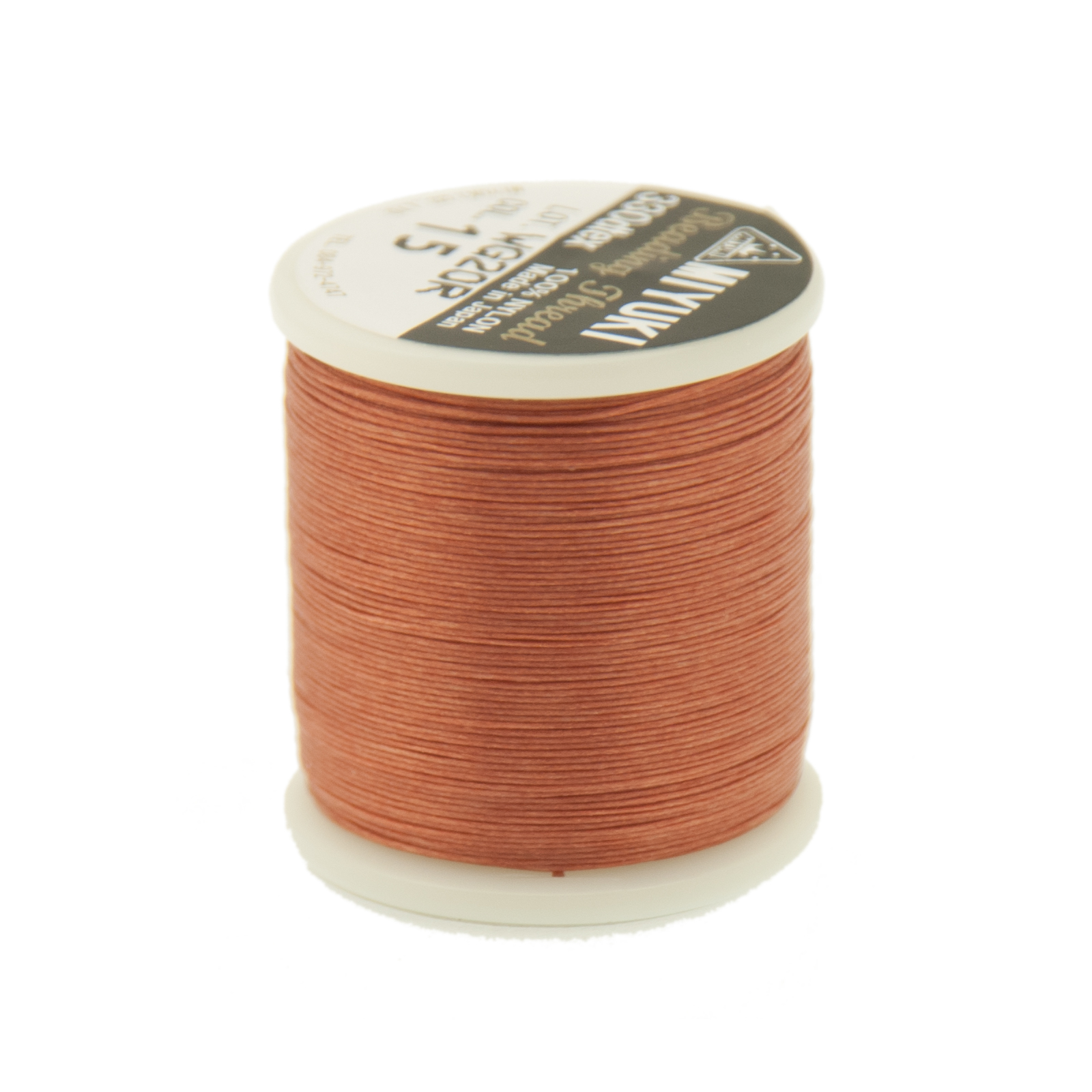 nutmeg miyuki nylon beading thread - size 0,25mm - 50mt spool | 1pc