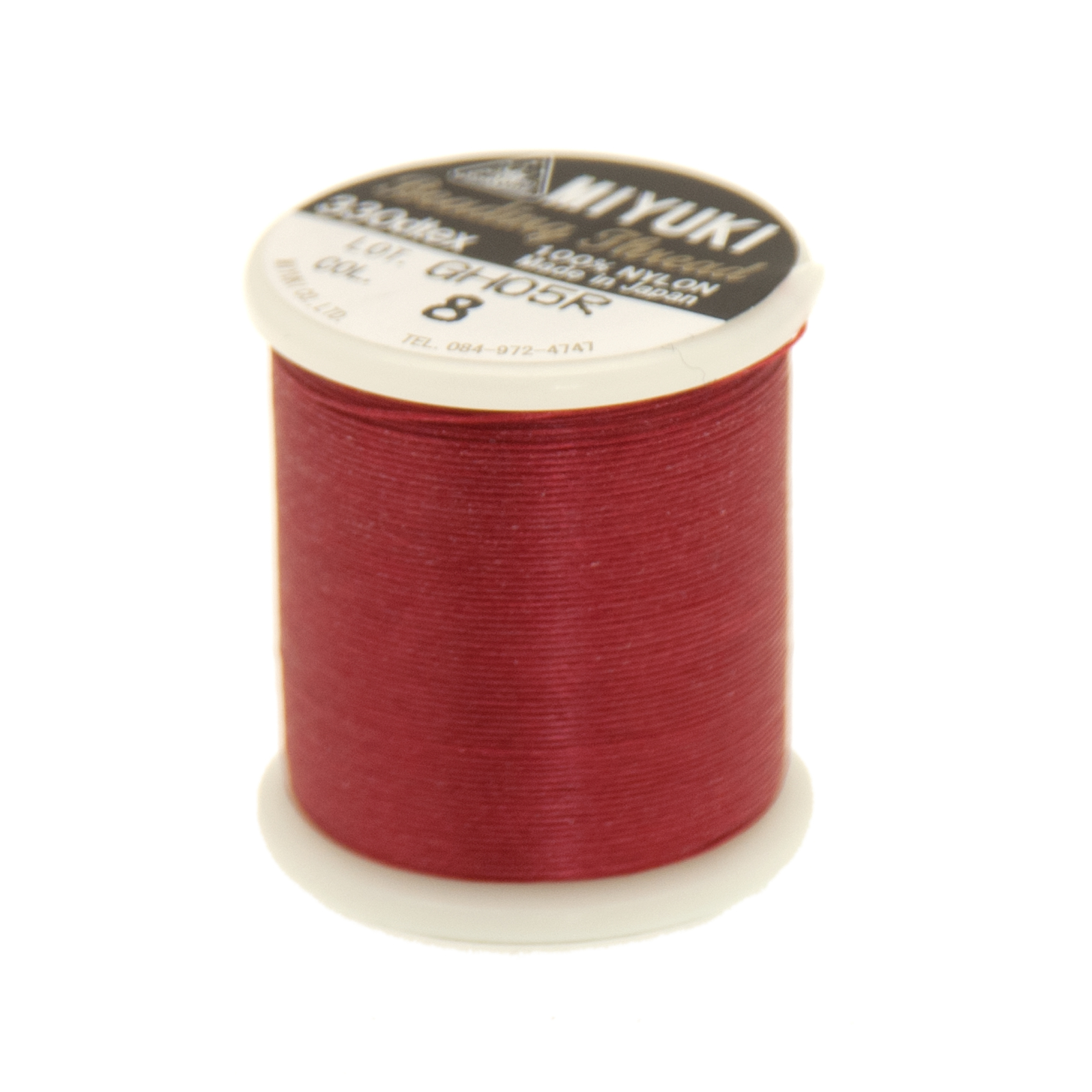 nylonfaden miyuki red - stärke 0,25mm - spule da 50mt | 1st