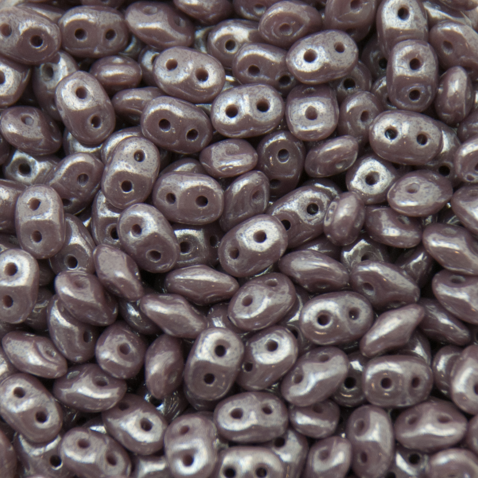 superduo perlen 5x2,5mm luster opaque violet | 10gr