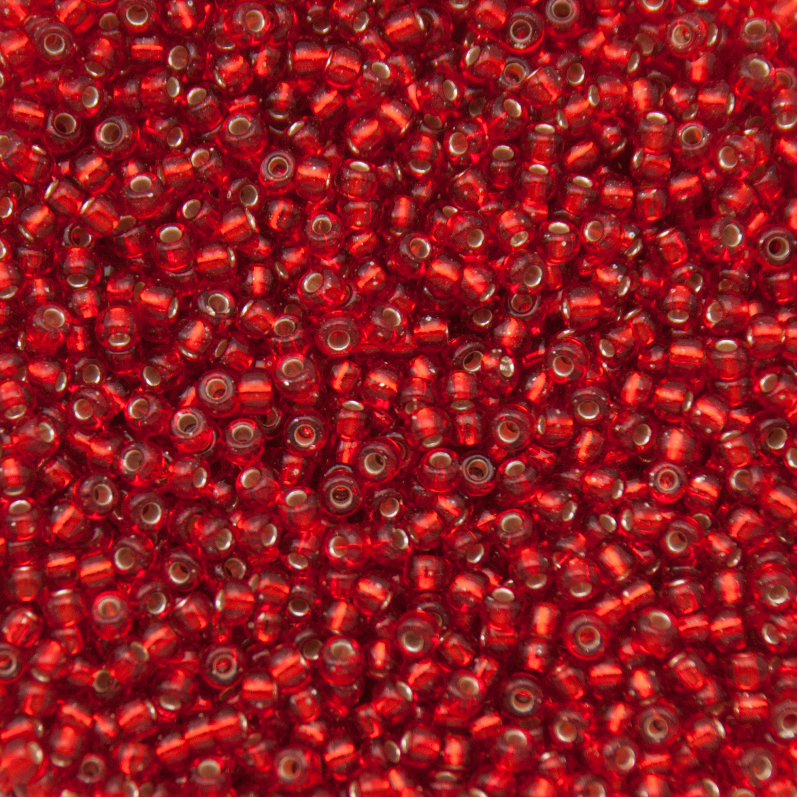 miyuki rocailles 11/0 - silver-lined ruby (11) | 10gr
