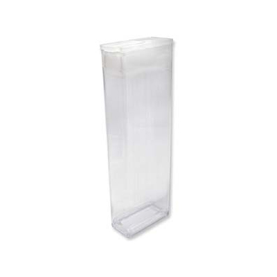 plastic rectangle flip flap boxes 78x25mm | 10pc