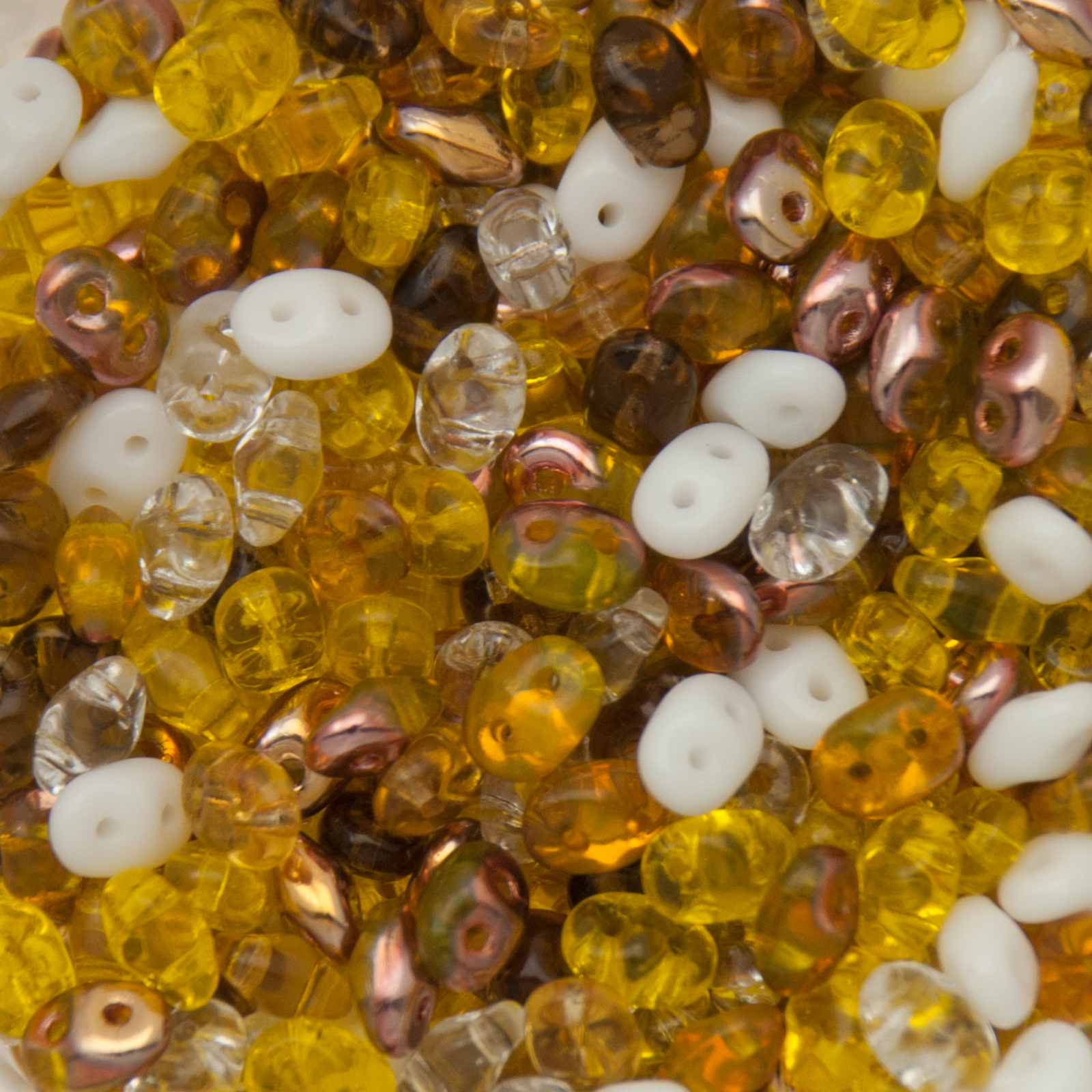 superduo seed beads 5x2,5mm - pina colada | 10gr