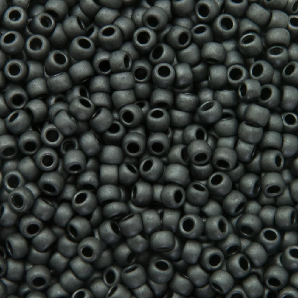 rocaille toho seed beads 8/0 matte color opaque grey (611) | 10gr