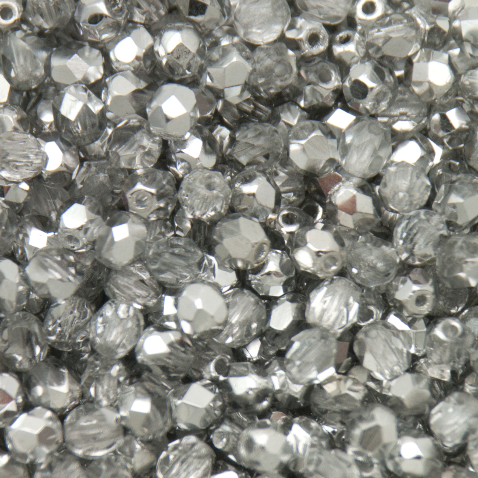 czech fire-polished round beads crystal labrador 4mm (bulk pack) | 1200pc