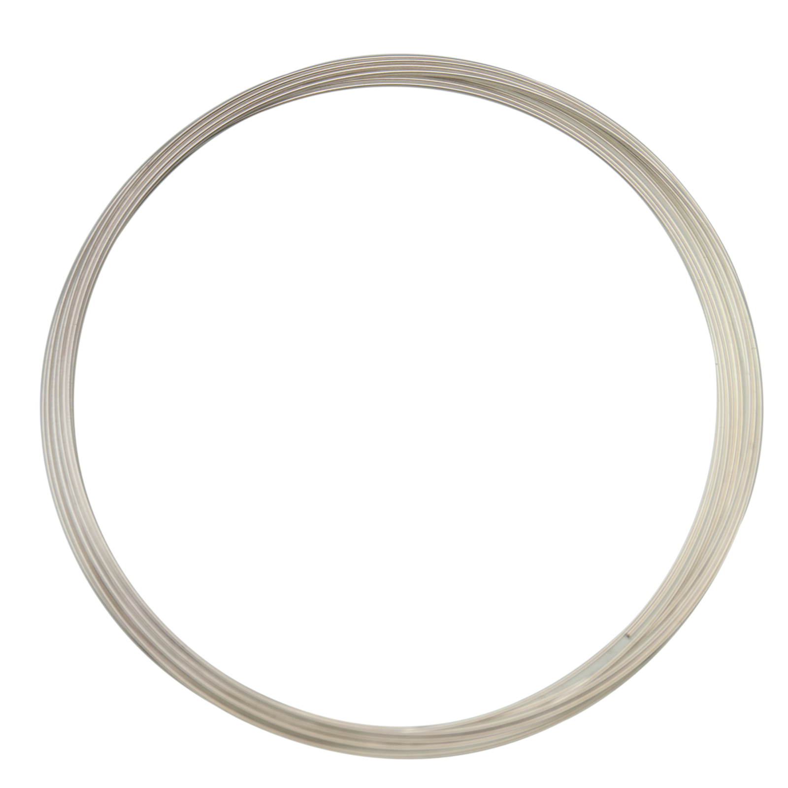 memory-draht halskette argentata 90mm - wire 0,6mm | 12 umdrehungen