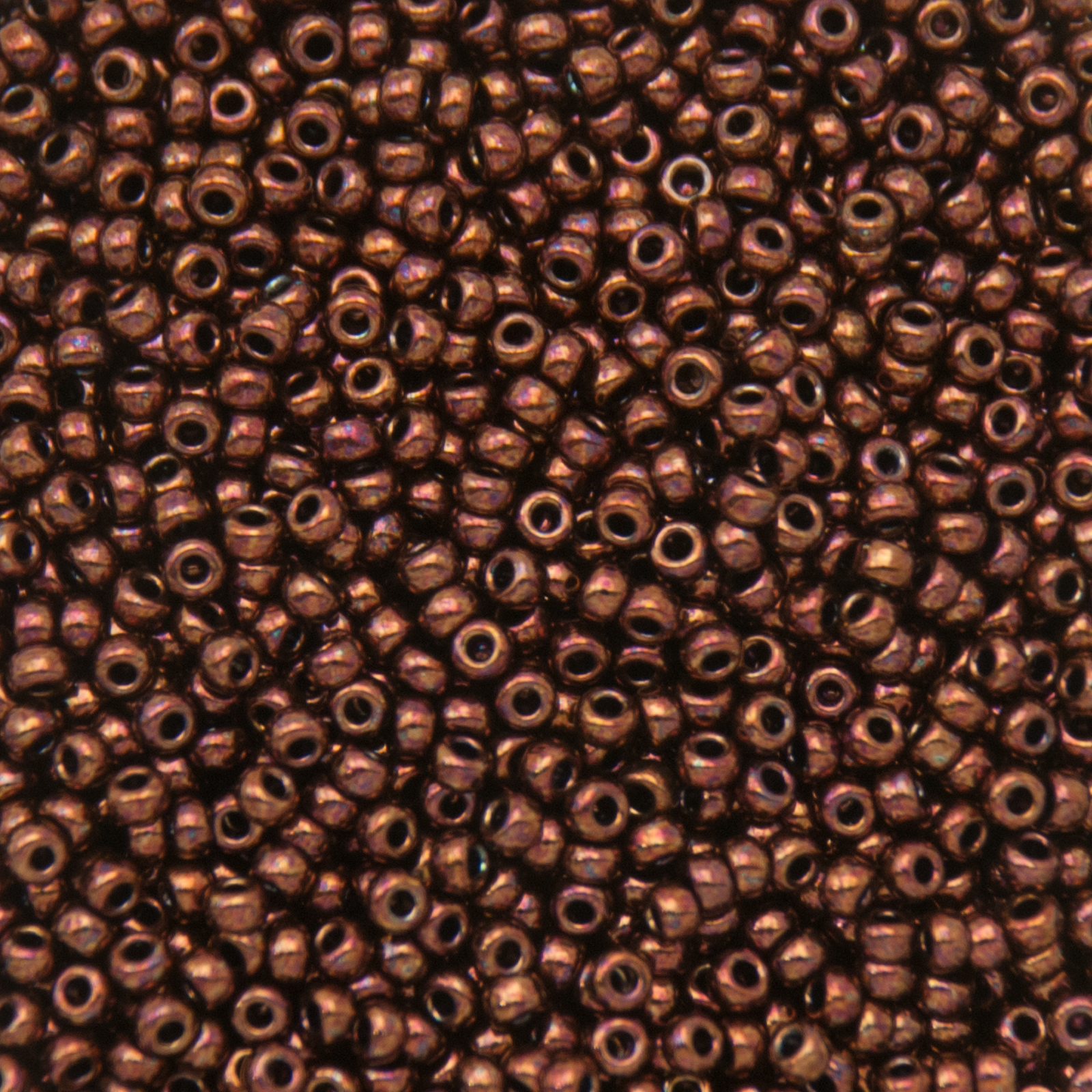 miyuki rocailles 11/0 - metallic dark bronze (457b) | 10gr