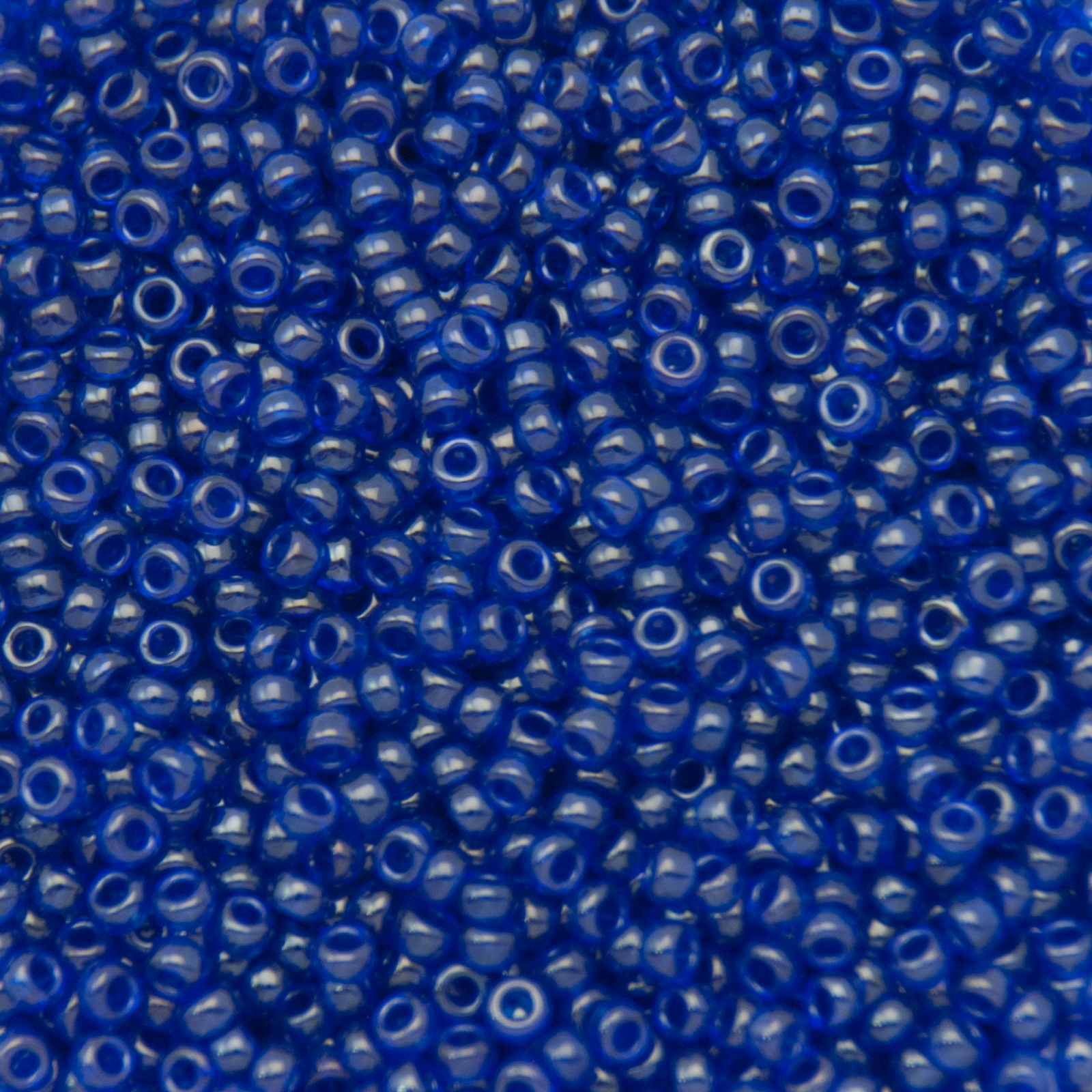 miyuki rocailles 11/0 - transparent cobalt luster (176) | 10gr