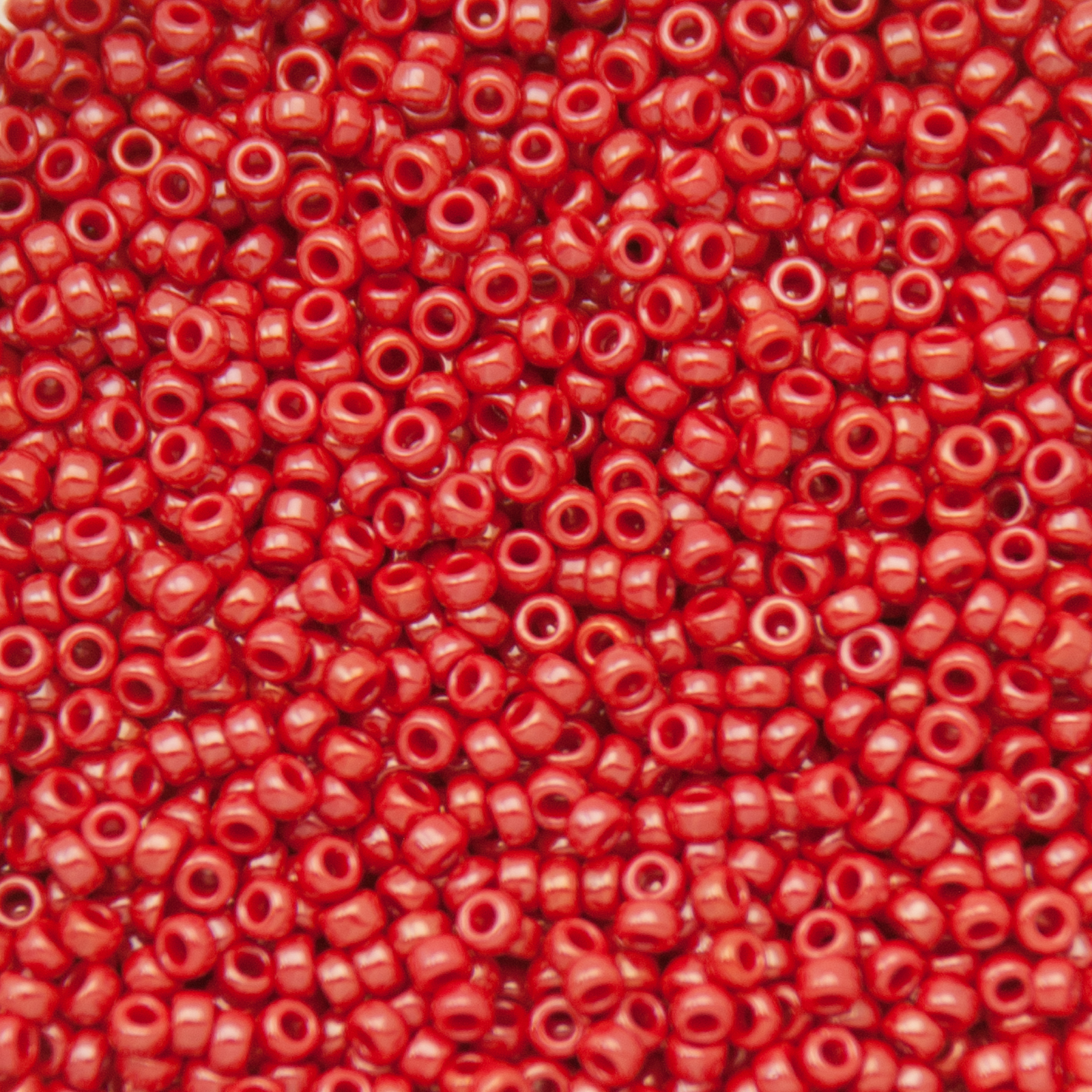 miyuki rocailles 11/0 - opaque red luster (426) | 10gr