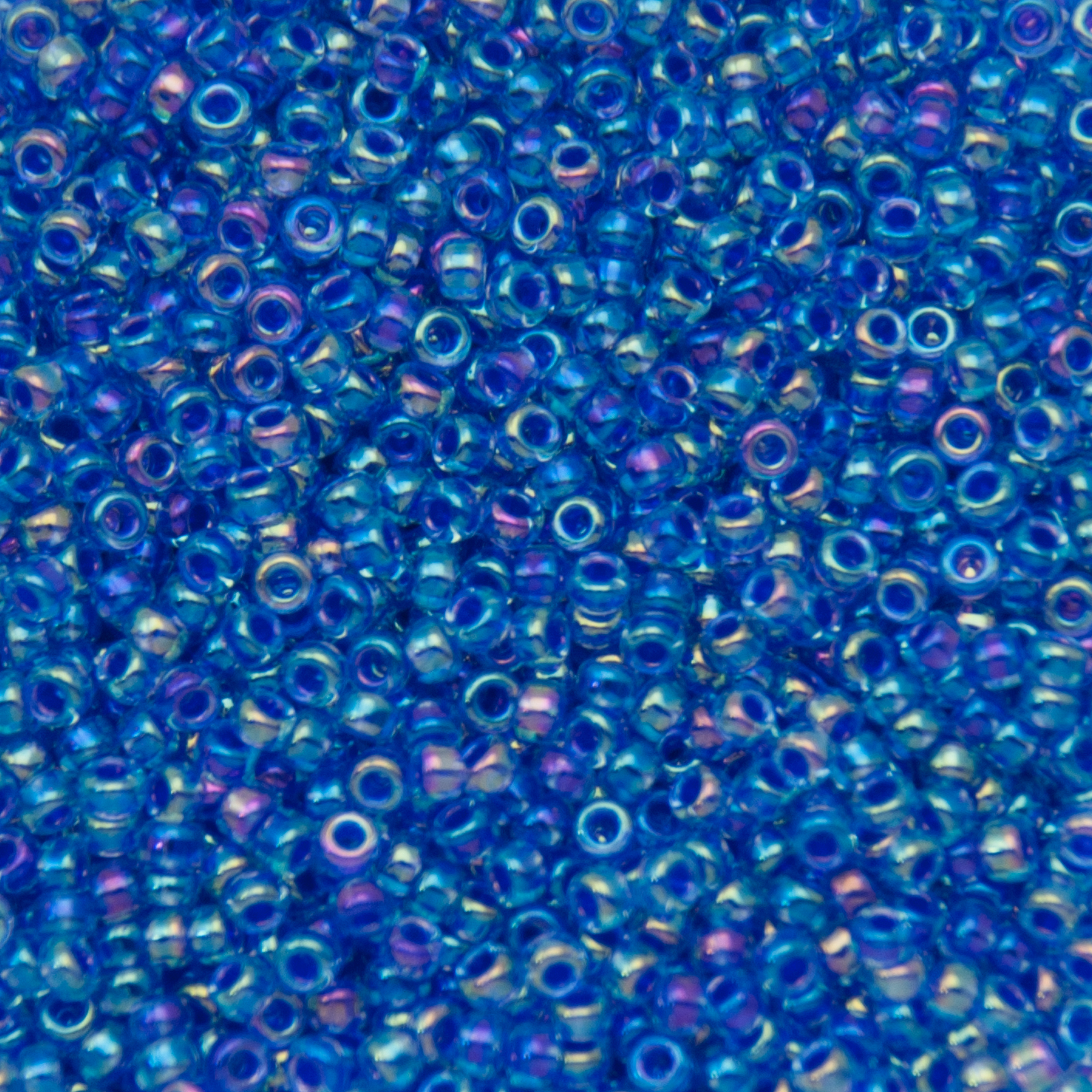 miyuki rocailles 11/0 - color-lined blue/violet ab (353) | 10gr