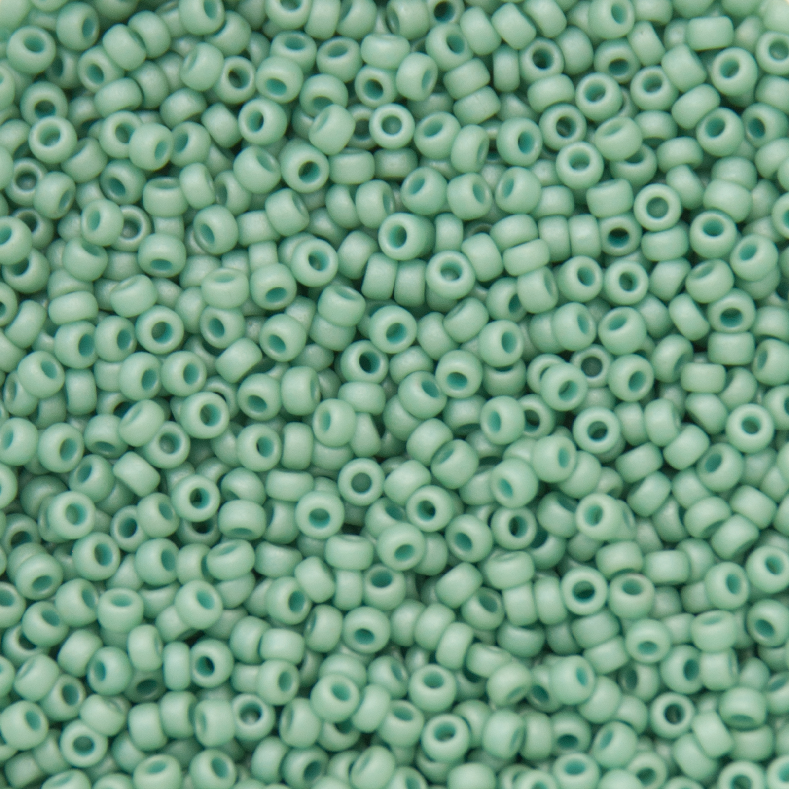 miyuki rocailles 11/0 - opaque matte seafoam luster (2028) | 10gr