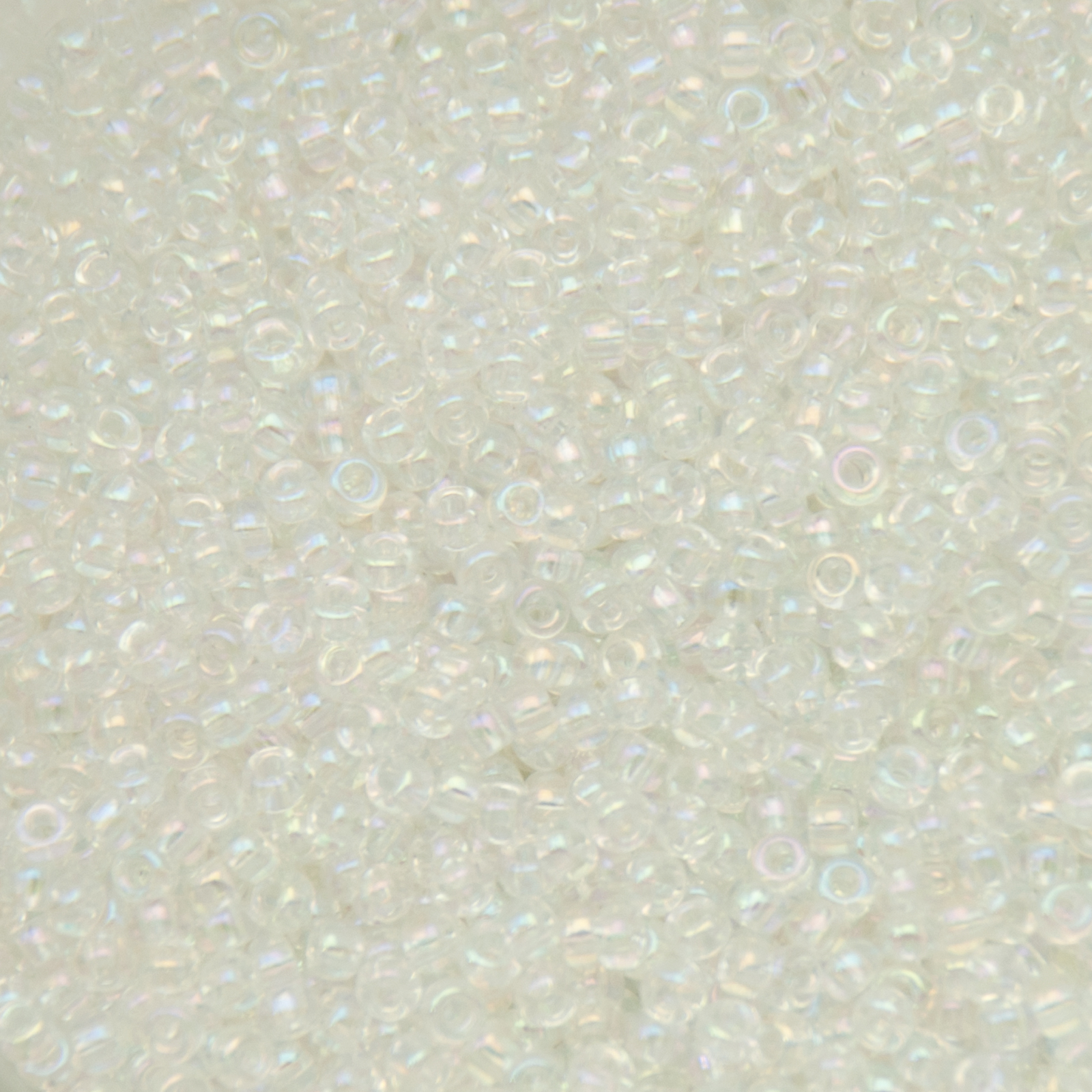 miyuki rocailles 11/0 - transparent crystal ab (250) | 10gr